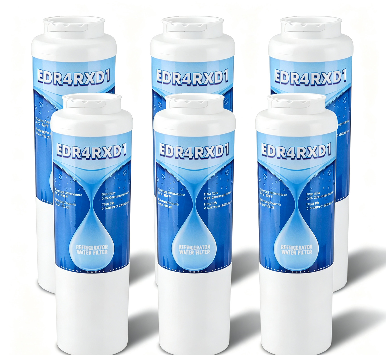 6 Pack Refrigerator Water Filter Fits Maytag UKF8001 UKF9001 4396395