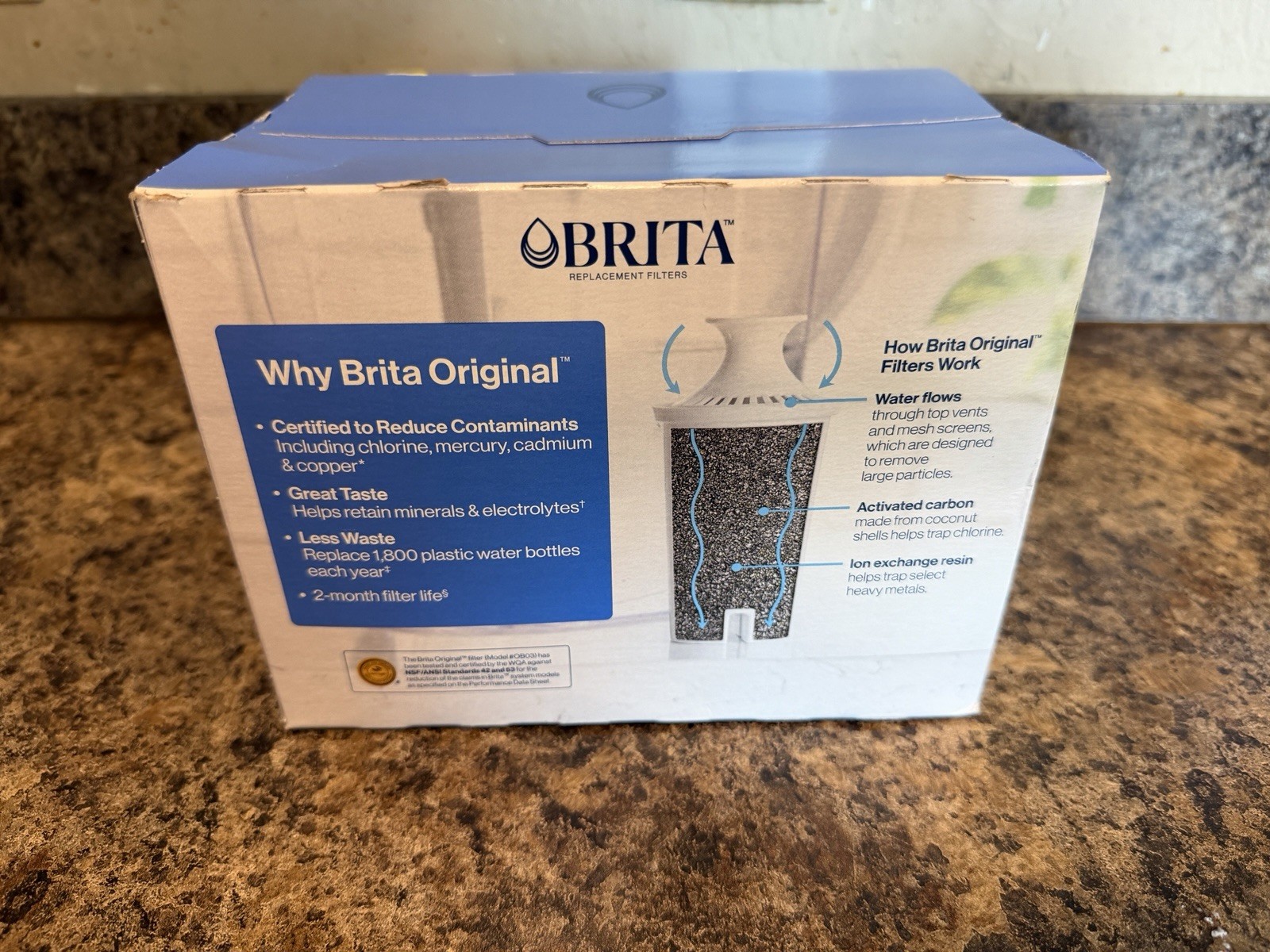 Brita 36417 Replacement Water Filter – 6 Pack