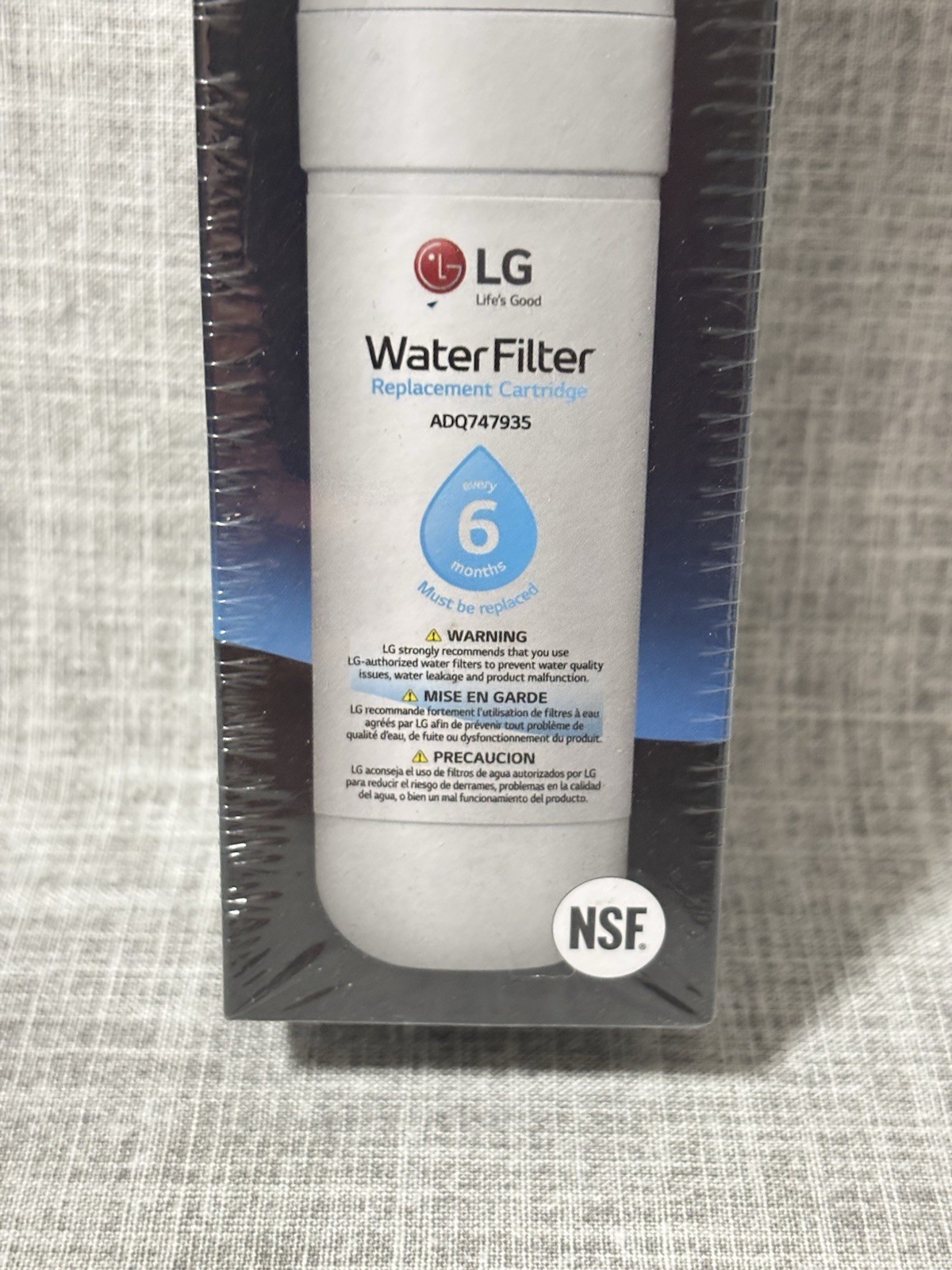 LG LT1000P Water Filter Replacement Cartridge ADQ747935