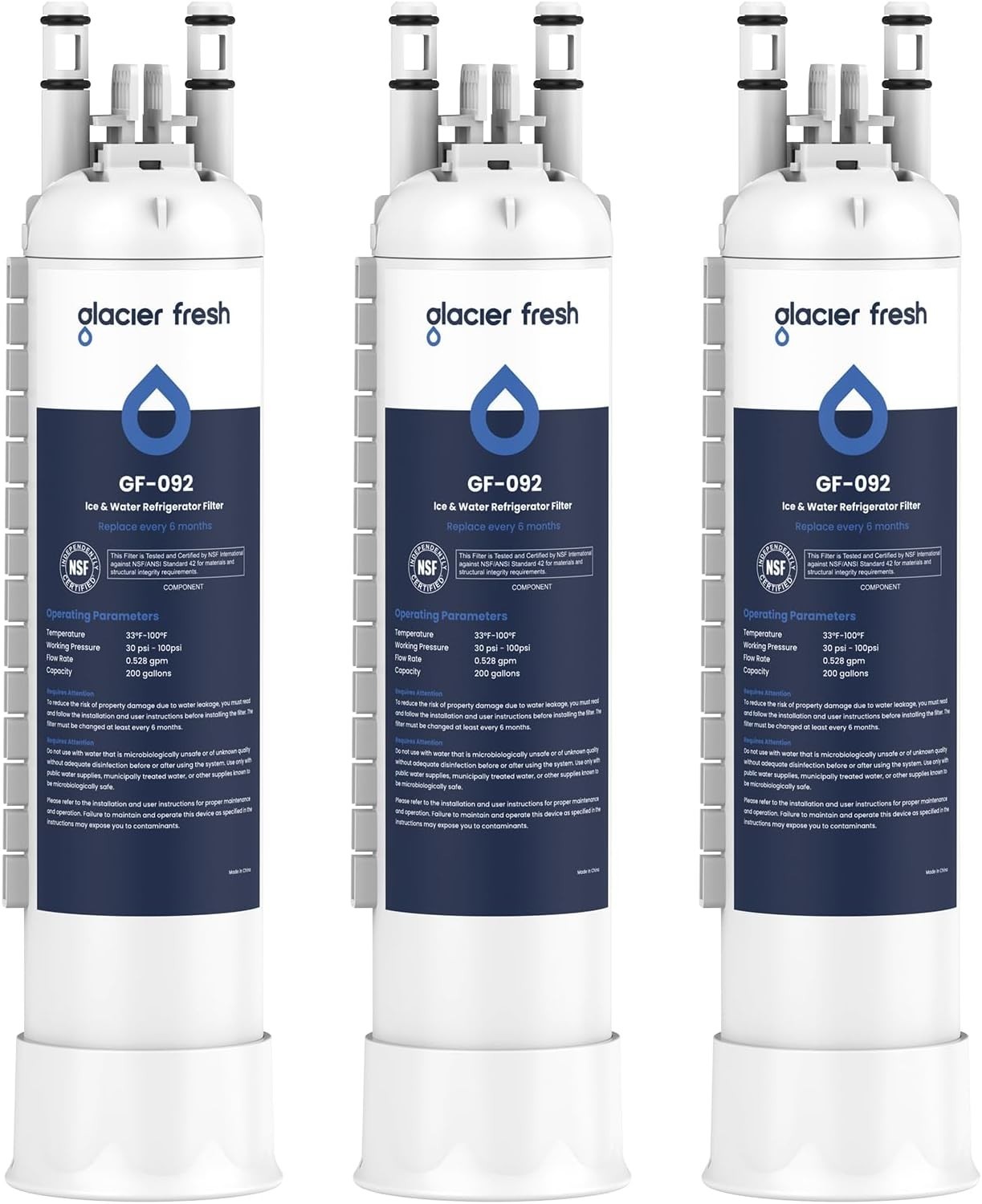 Frigidaire FPPWFU01 Water Filter PWF-1 PurePour EPPWFU01 3 Pack