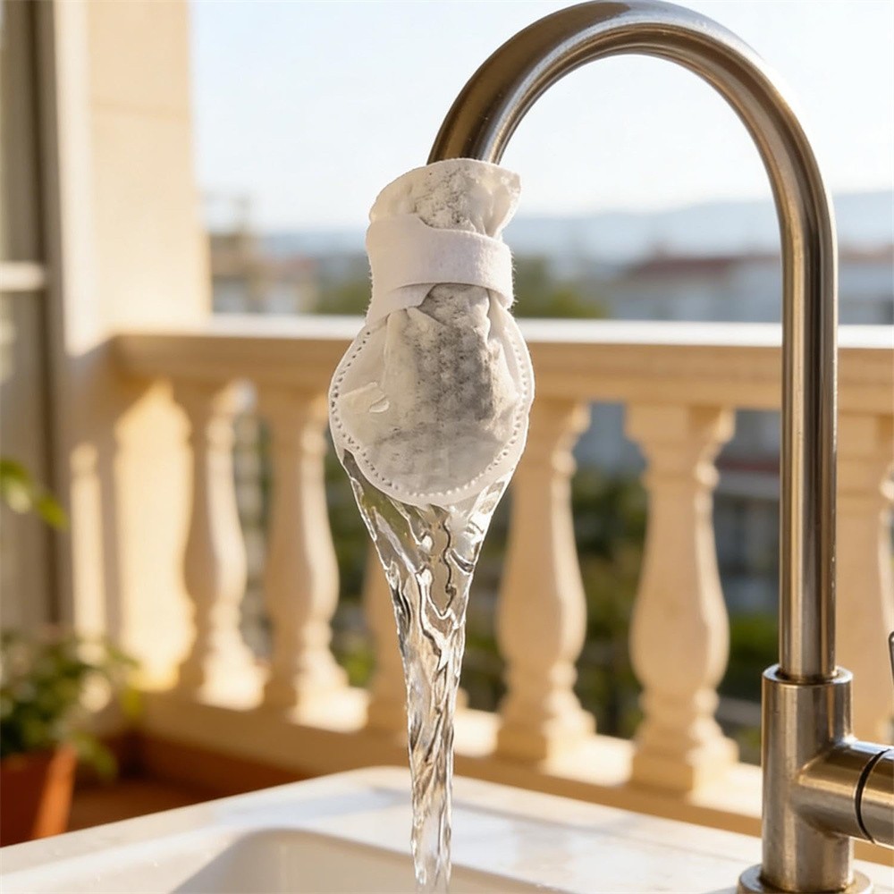 Faucet Filter Cotton Bag Tap Water Purifier Thickened with T-Strap for Kitchen