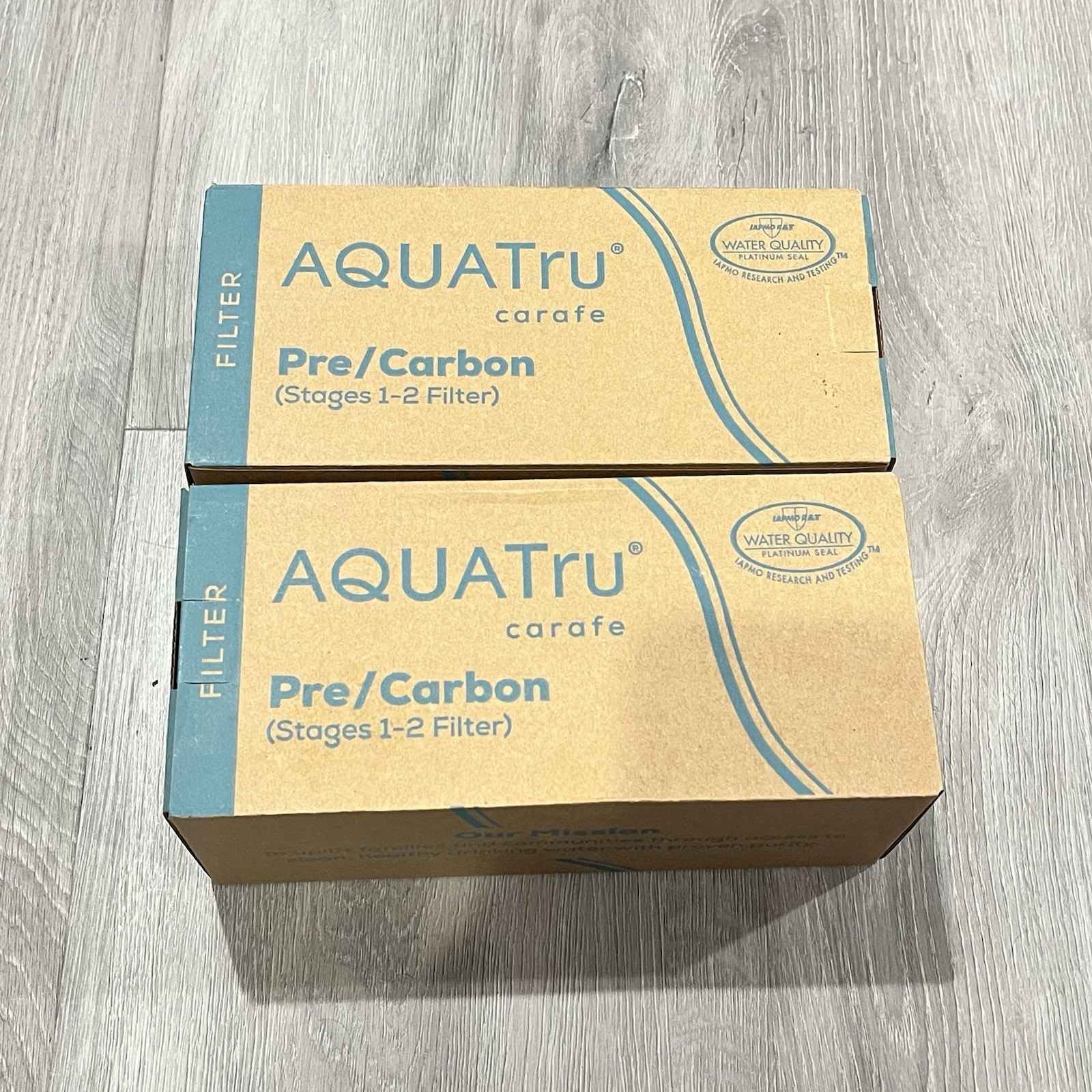 2 AquaTru Carafe AT100 2 Stage Pre/Carbon Filter – Genuine Filters New