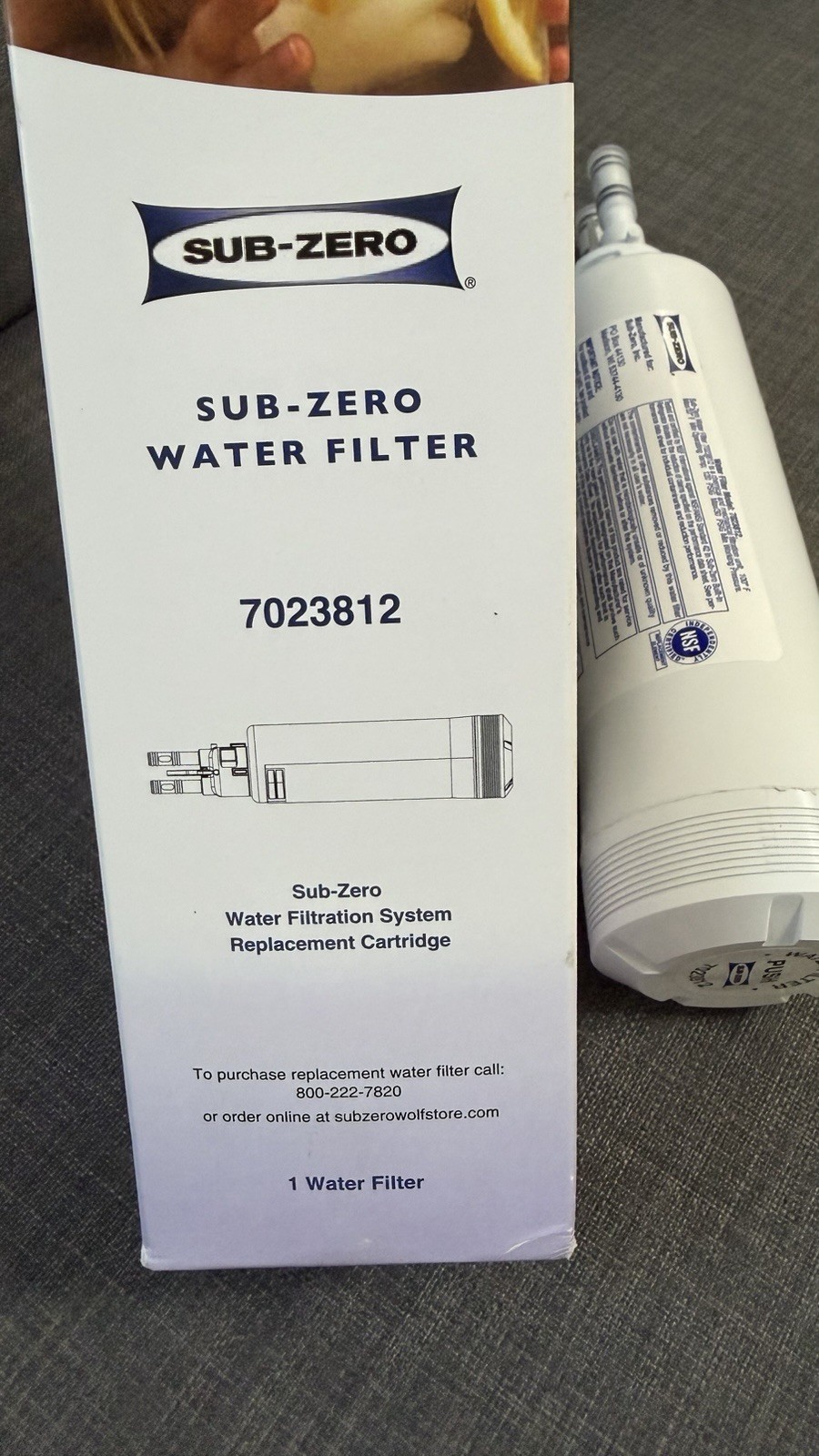 Sub-Zero 7023812 Refrigerator Water Filter Replacement Cartridge