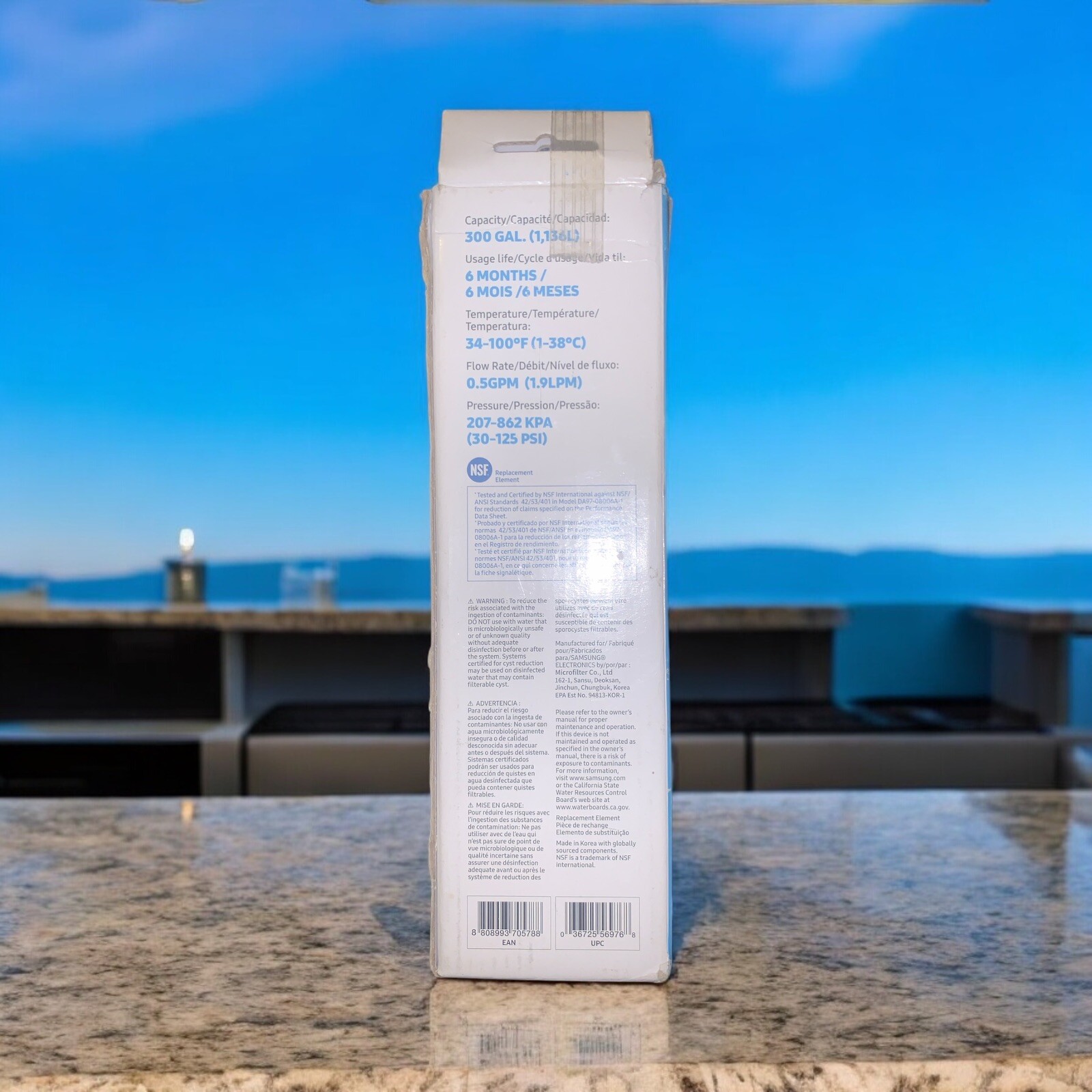 Samsung OEM DA29-00020B HAF-CIN/EXP Refrigerator Ice & Water Filter New