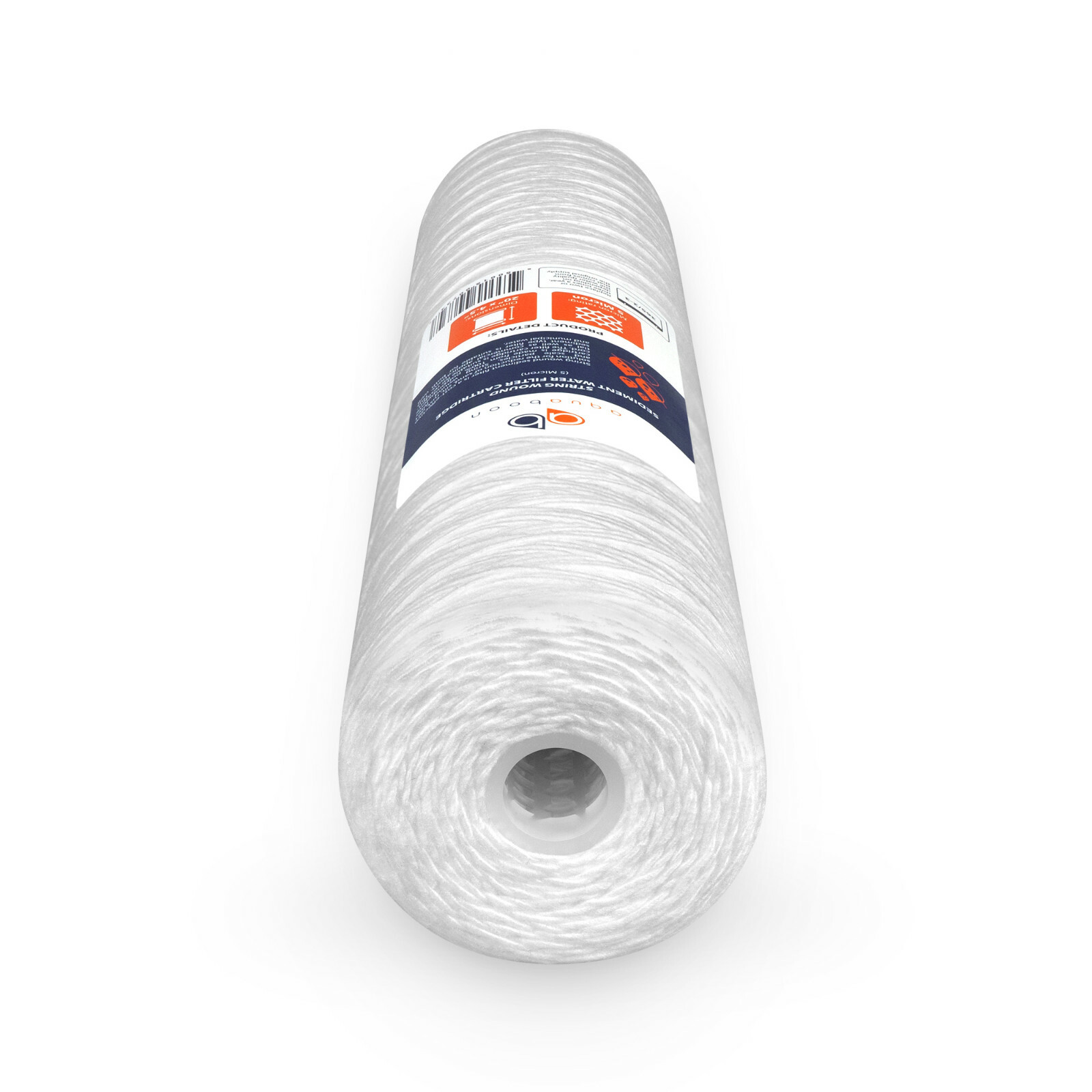 2PK of 20″ Big Blue String Wound Sediment Water Filter Cartridge 5µm by Aquaboon