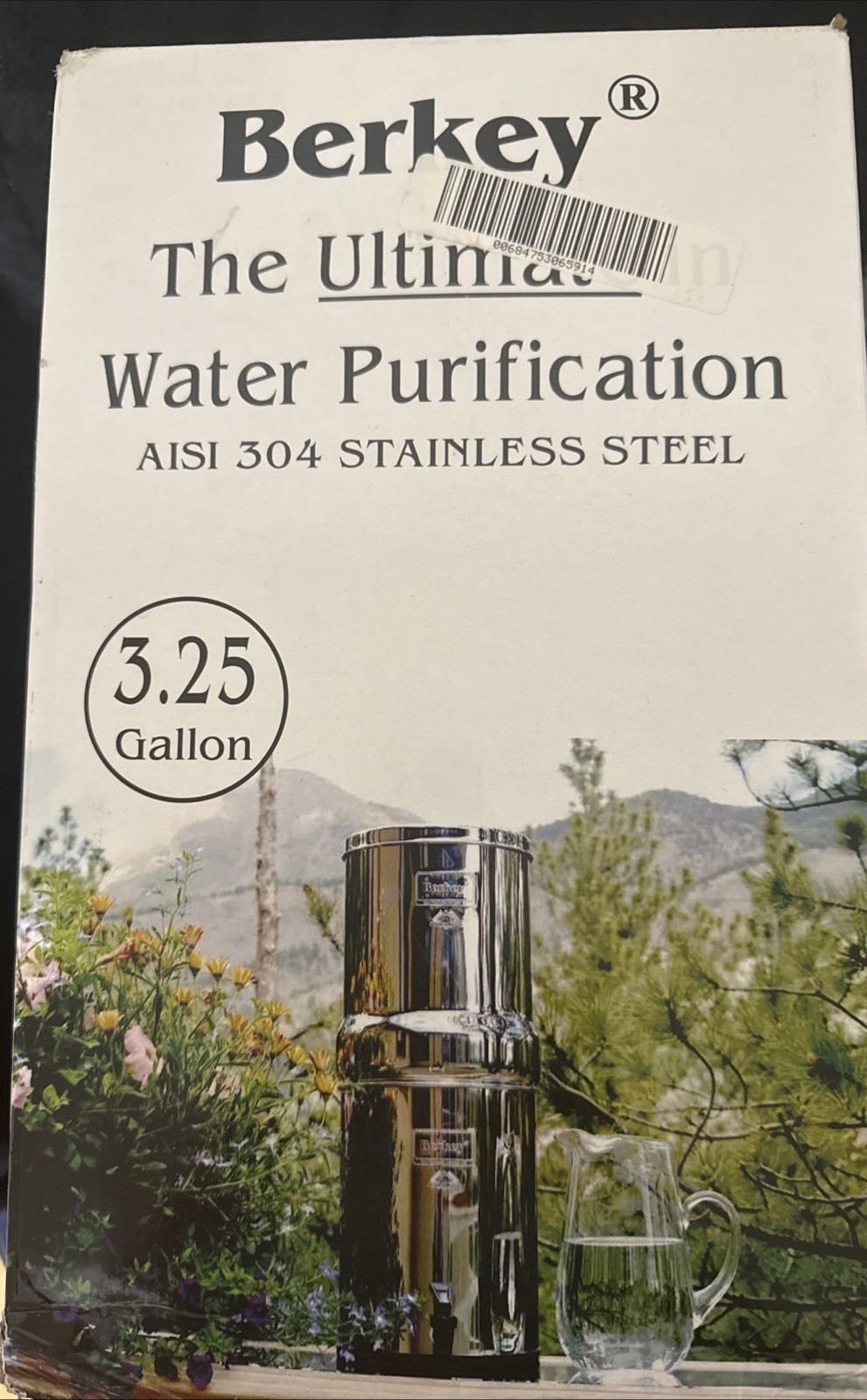 Barley 3.25 Gallon Unit/Housing – w/ BOROUX brand Black Filters Open Box
