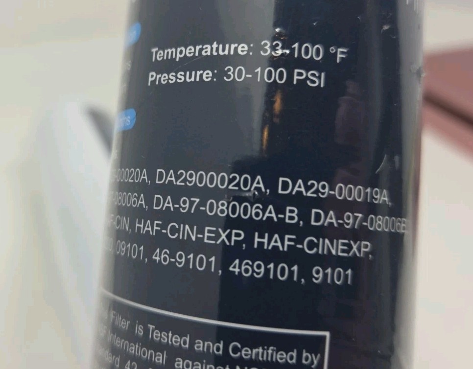 Lot of 2 Compatible For 469101 DA29-00020B Refrigerator Water Filter Replacement