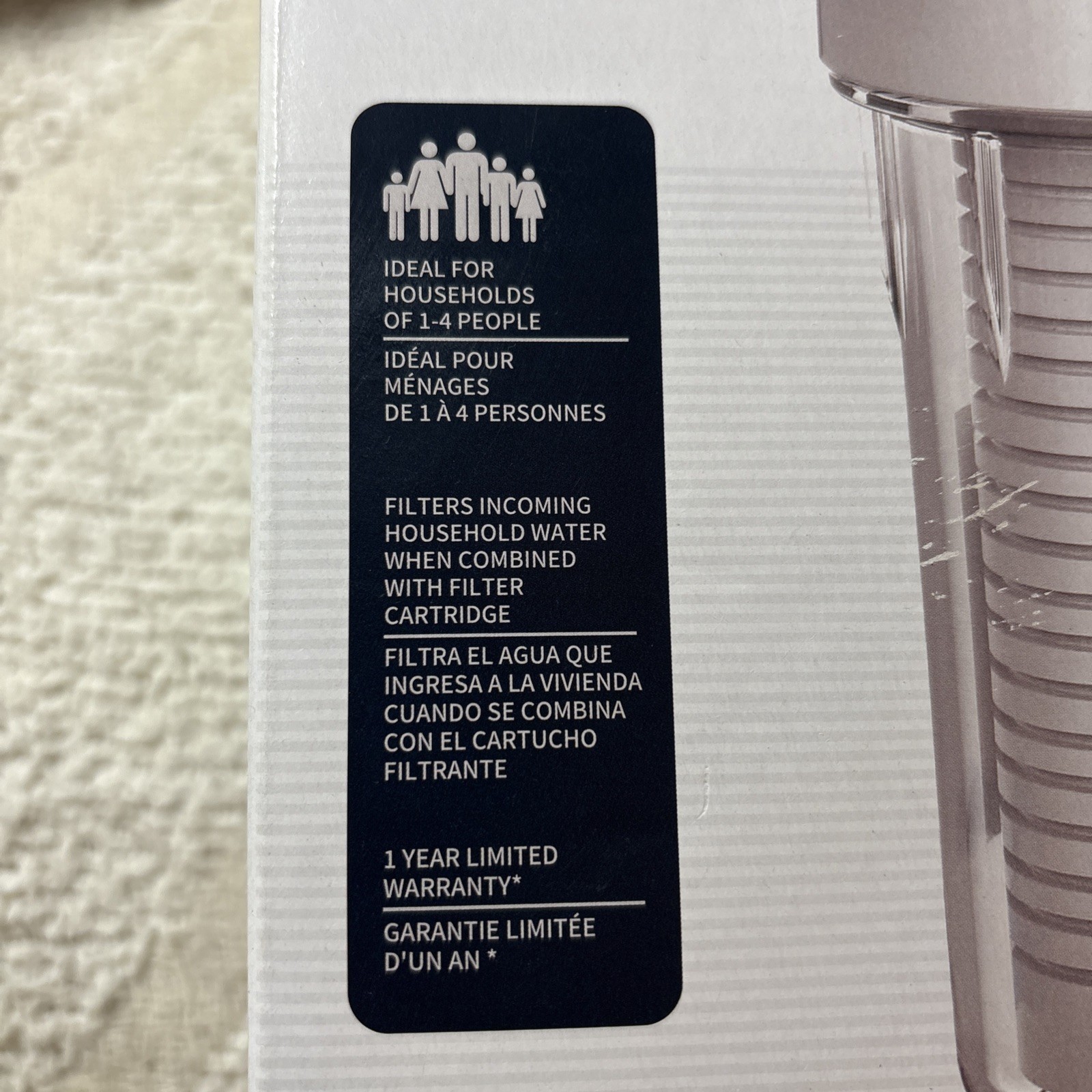 Whirlpool 10 x 2.5 Inch Whole House Water Filtration System WHKF-DWHV, 3/4″…