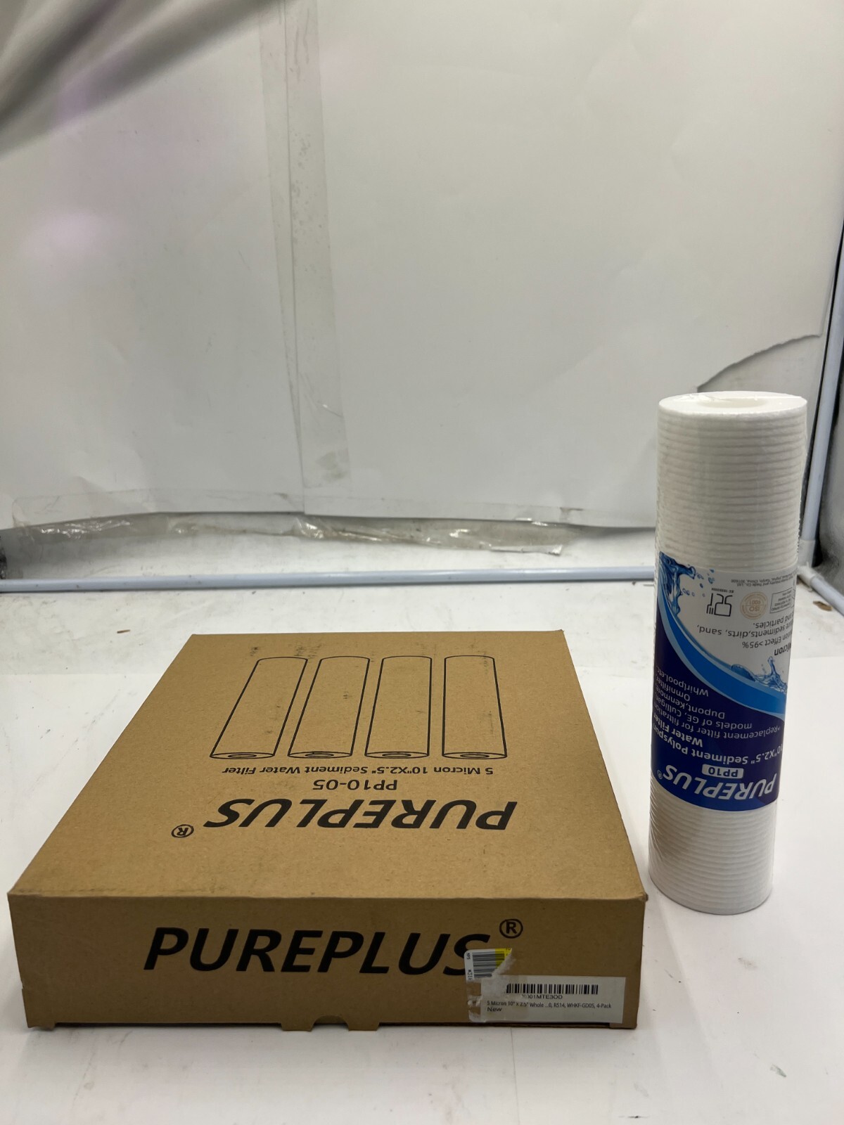 (QTY 5) PurePlus PP10-05 10”x2.5” 5 Micron PP Sediment Cartridge Water Filters
