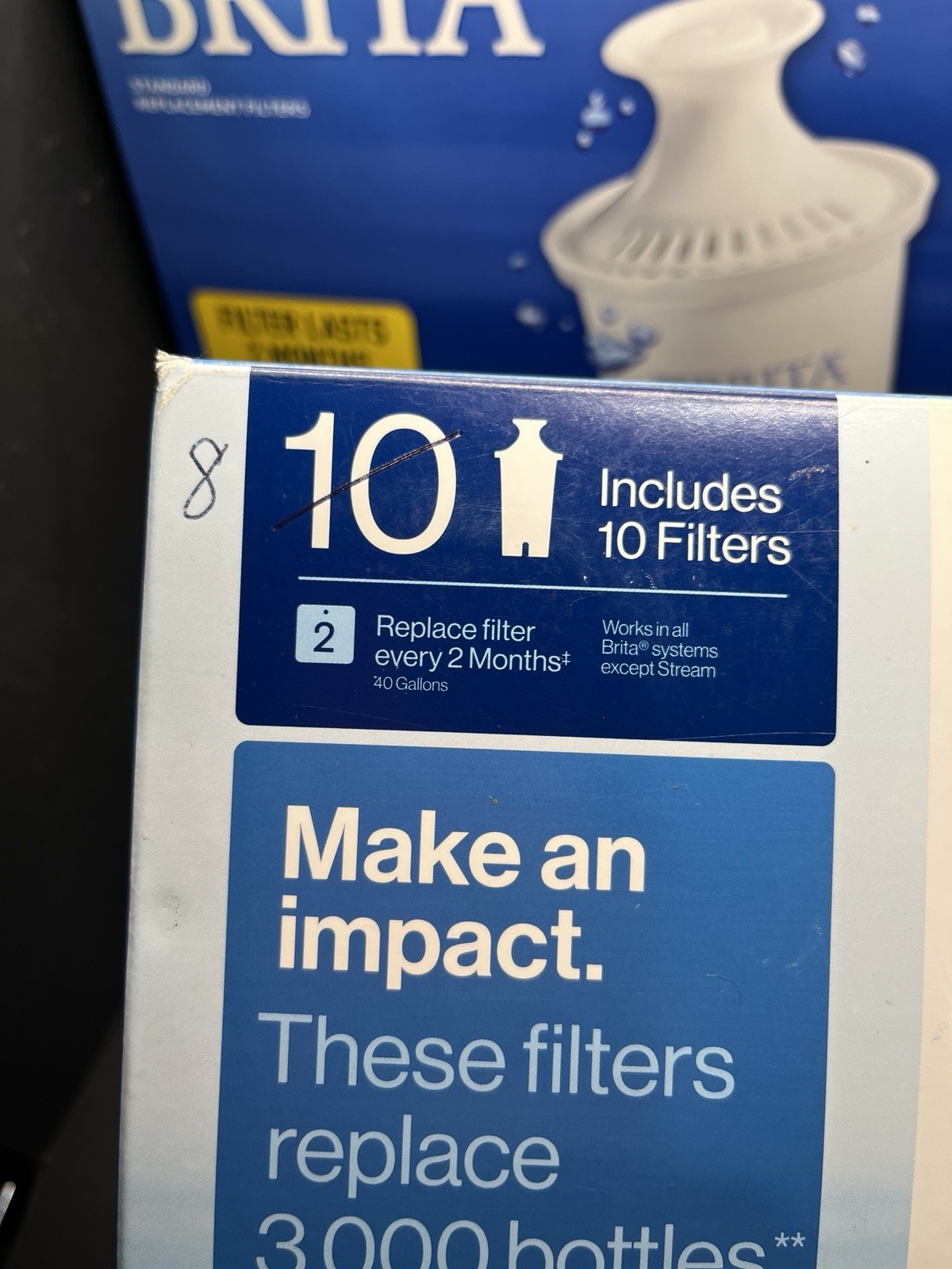 Open Box 17 Count Brita Water Filters #987554