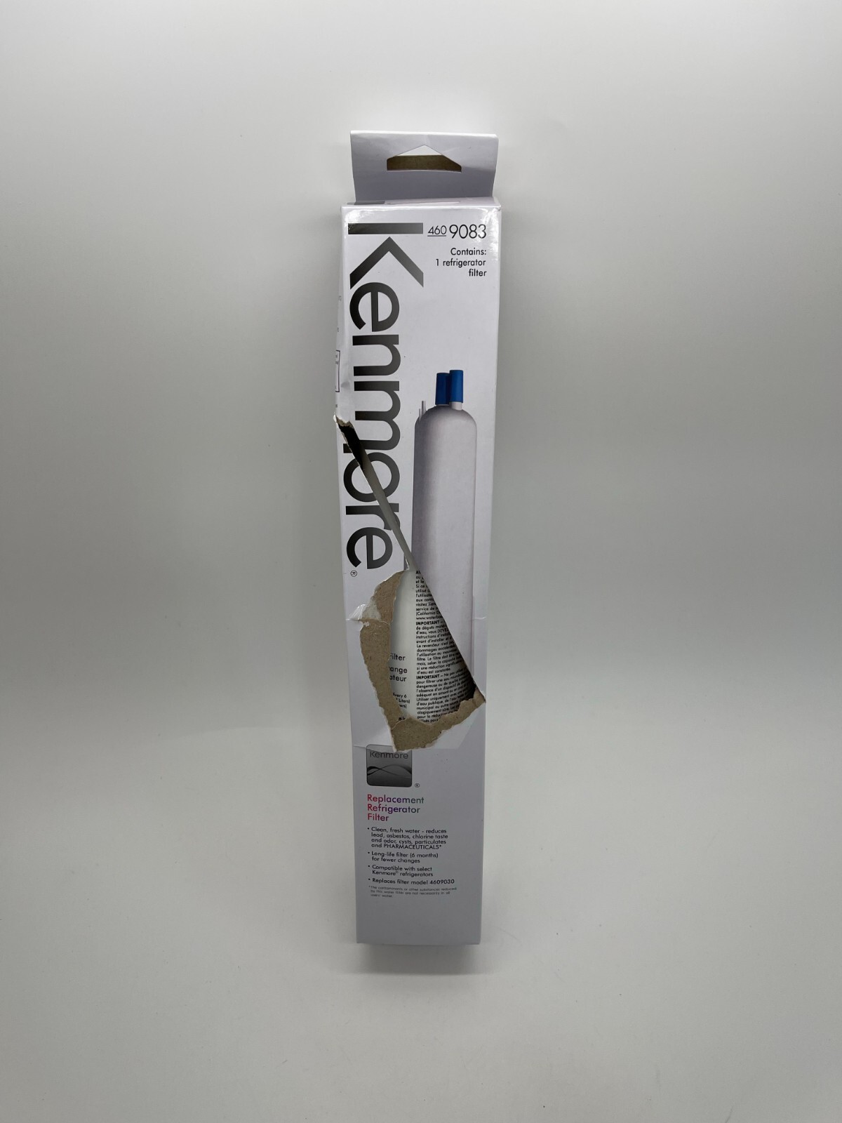 1 Kenmore 4609083 Replacement Refrigerator Water Filter BOX DAMAGE