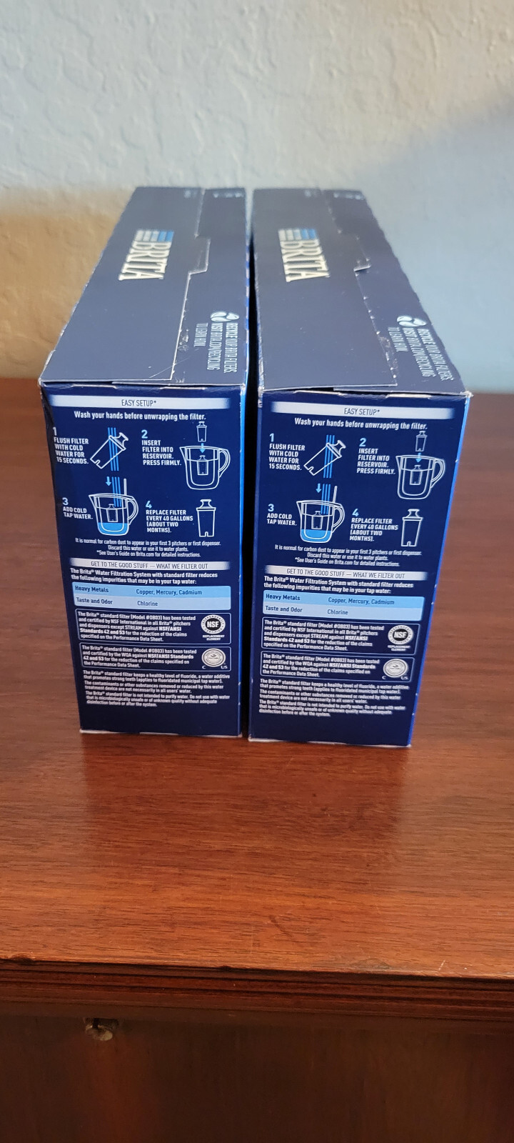 Brita Pitcher Replacement Filters #987554 Value Pack Brand New