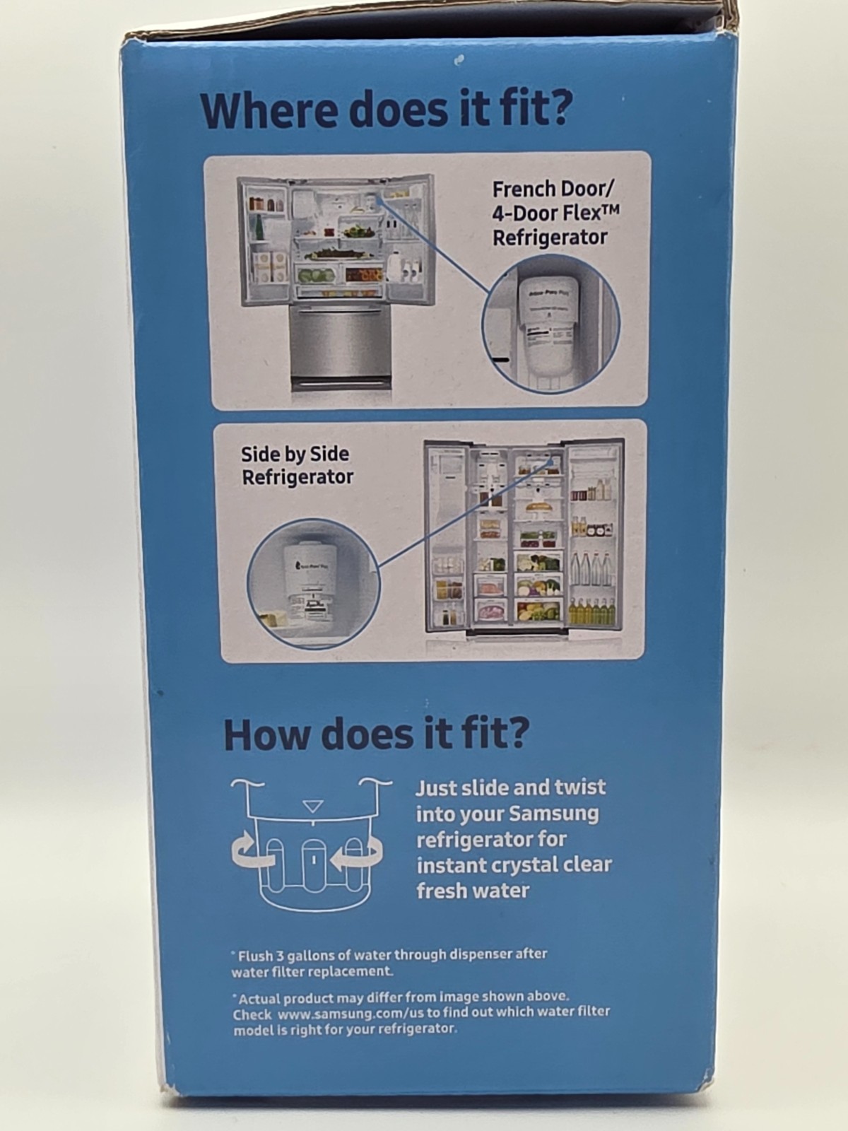 Original Samsung HAFIN2/EXP DA29-00003G Water Filter for Samsung Refrigerator