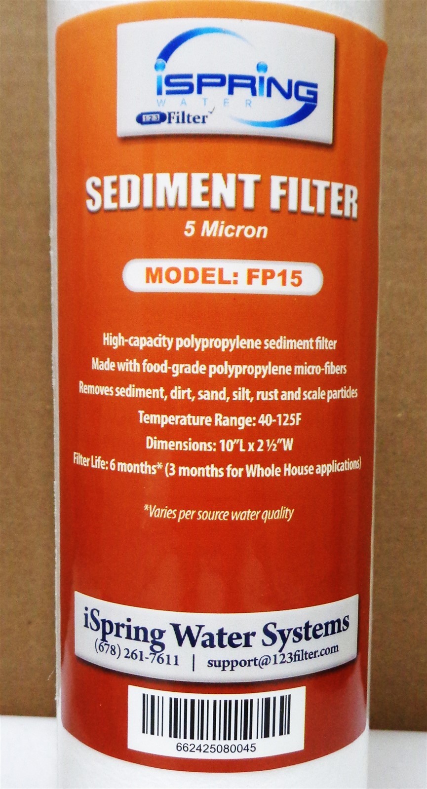 iSpring F9K 1-Year 6-Stage Water Filter Replacement Pack with Alkaline RO System
