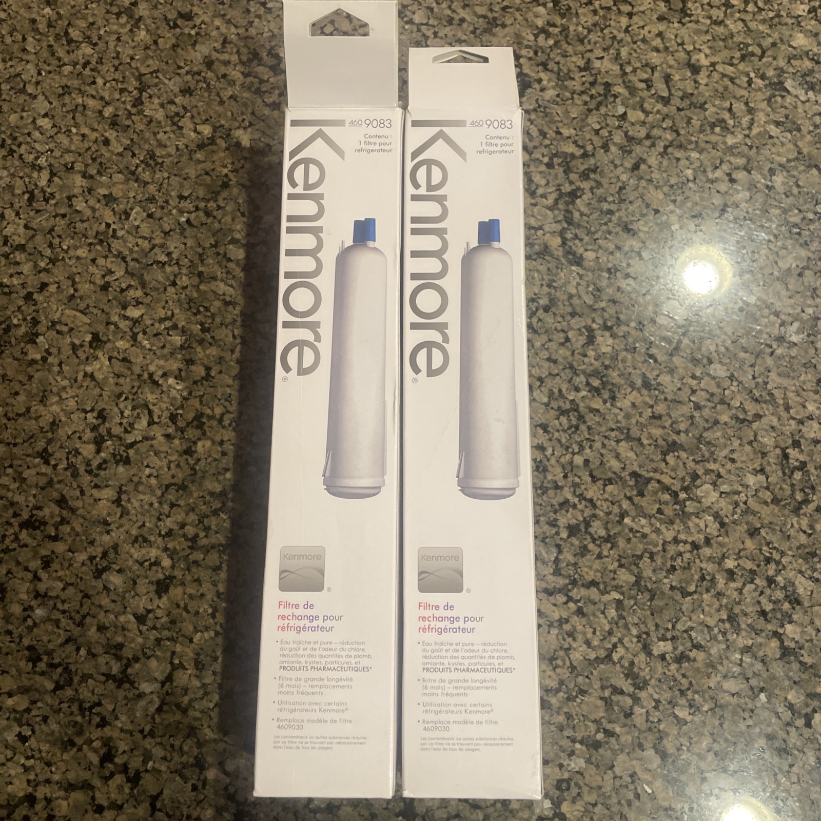 (2) 460-9083 Replacement Refrigerator Water Filter Cartridges Fits: Kenmore