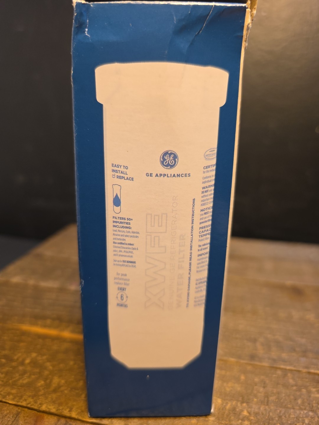 GE XWFE Refrigerator Water Filter – White
