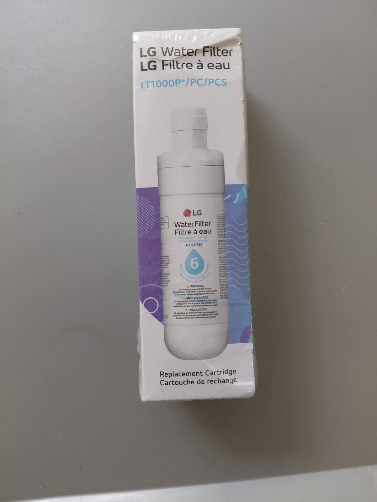 LG LT1000P Water Filter White Read Description