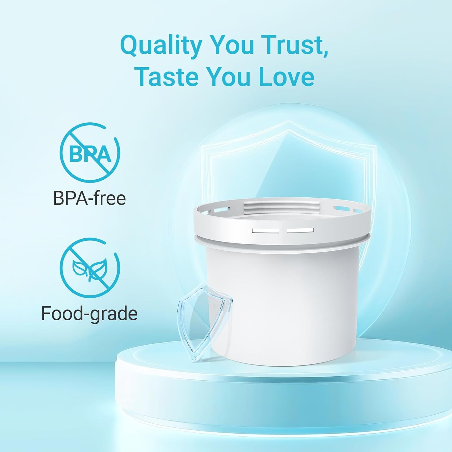 2 Packs Filter Replacement for All Epic Water Filters® Pitchers and Dispensers,