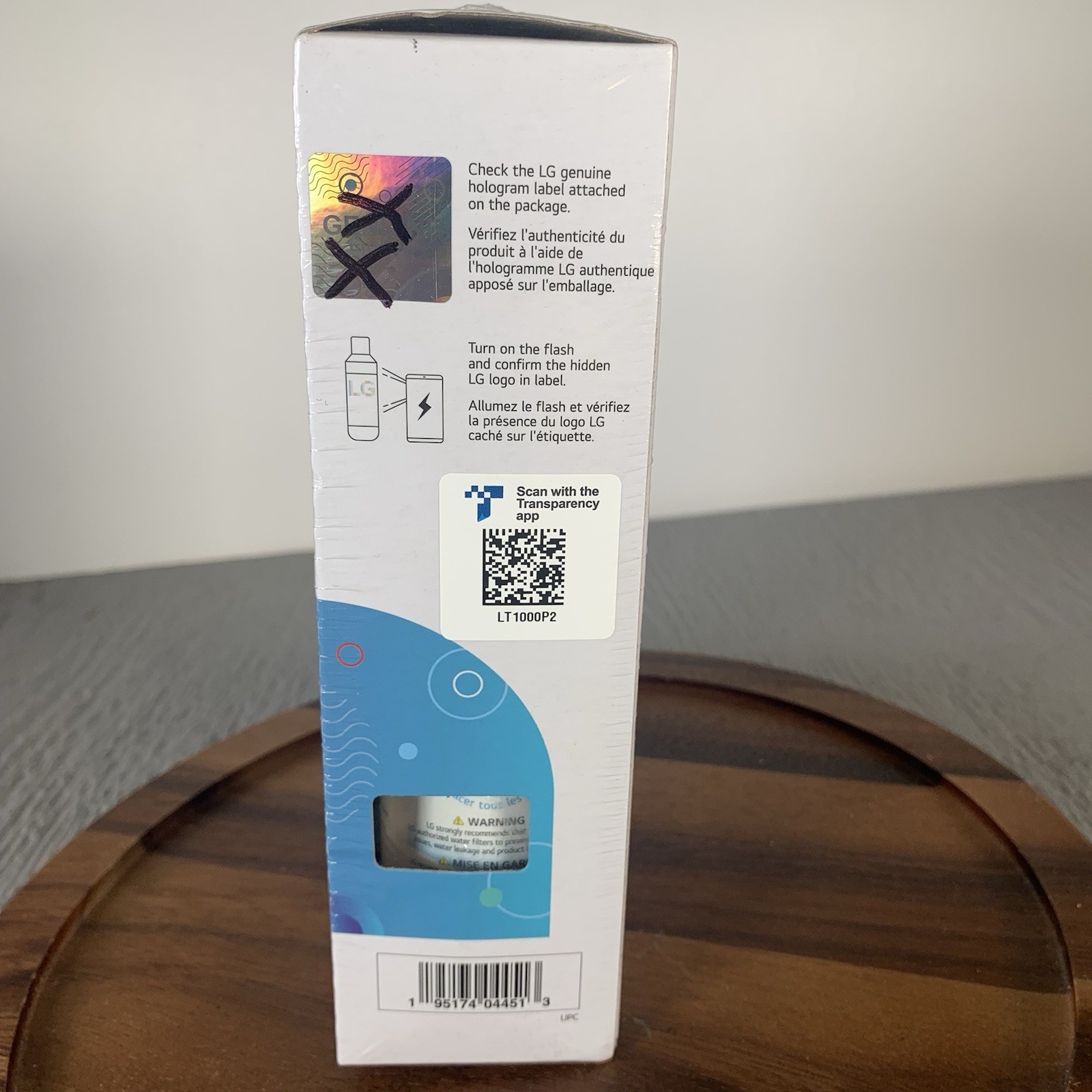 LG LT1000P2 Refrigerator Water Filter Genuine OEM 6 Month 200 Gallon 2 Pack