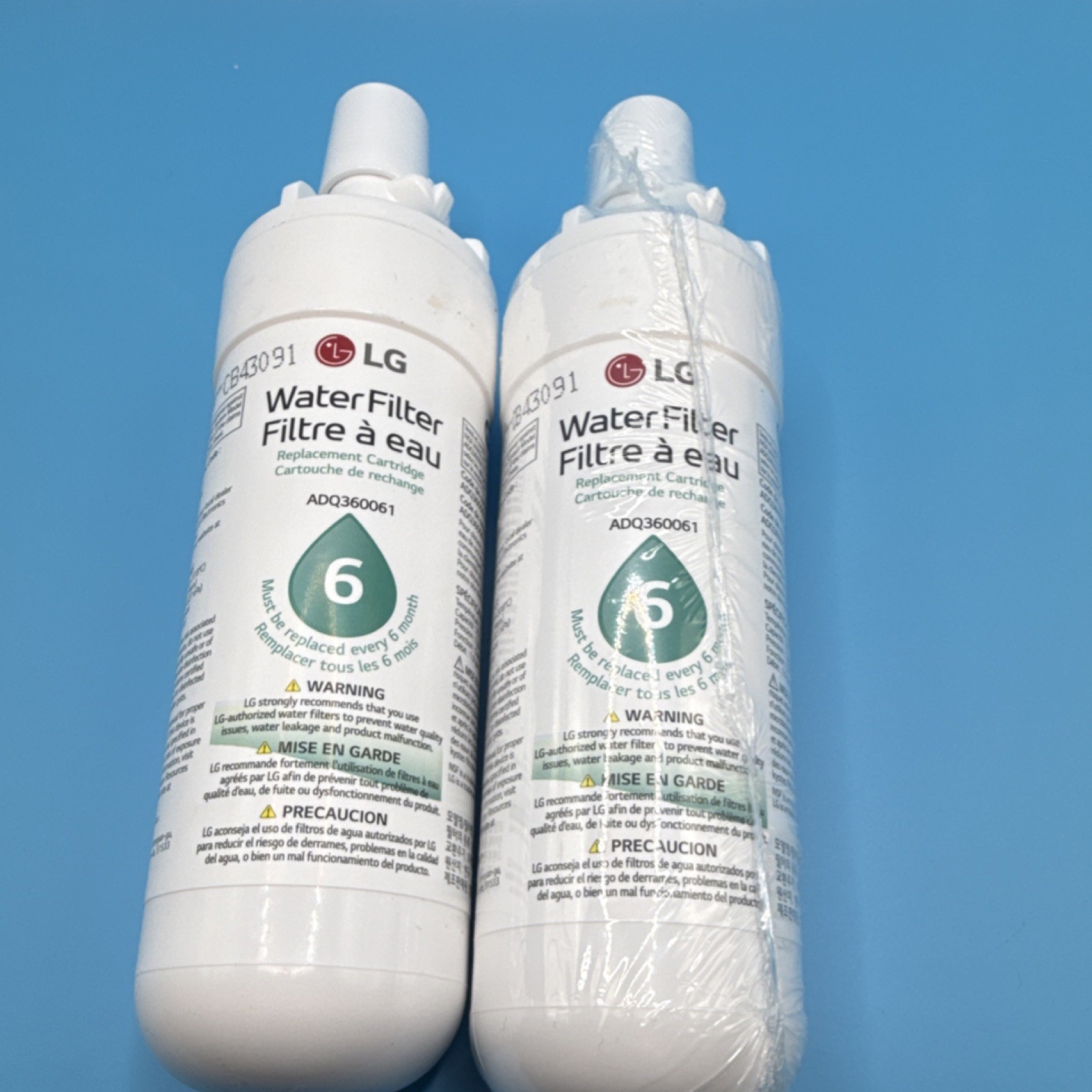 LG – LT700P2 Refrigerator Water Filter 2 Pack