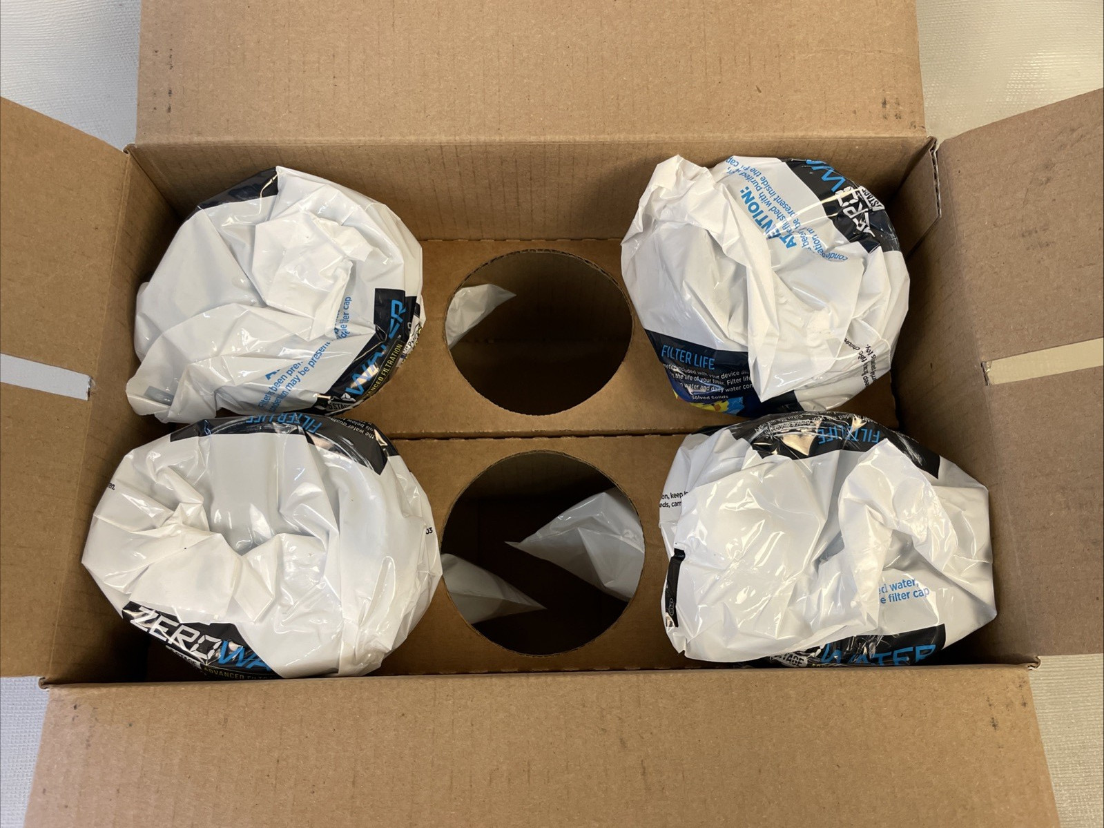 4-ZeroWater Replacement Water Filters 4-Pack BPA Free 5 Stage Brand New ZR-006