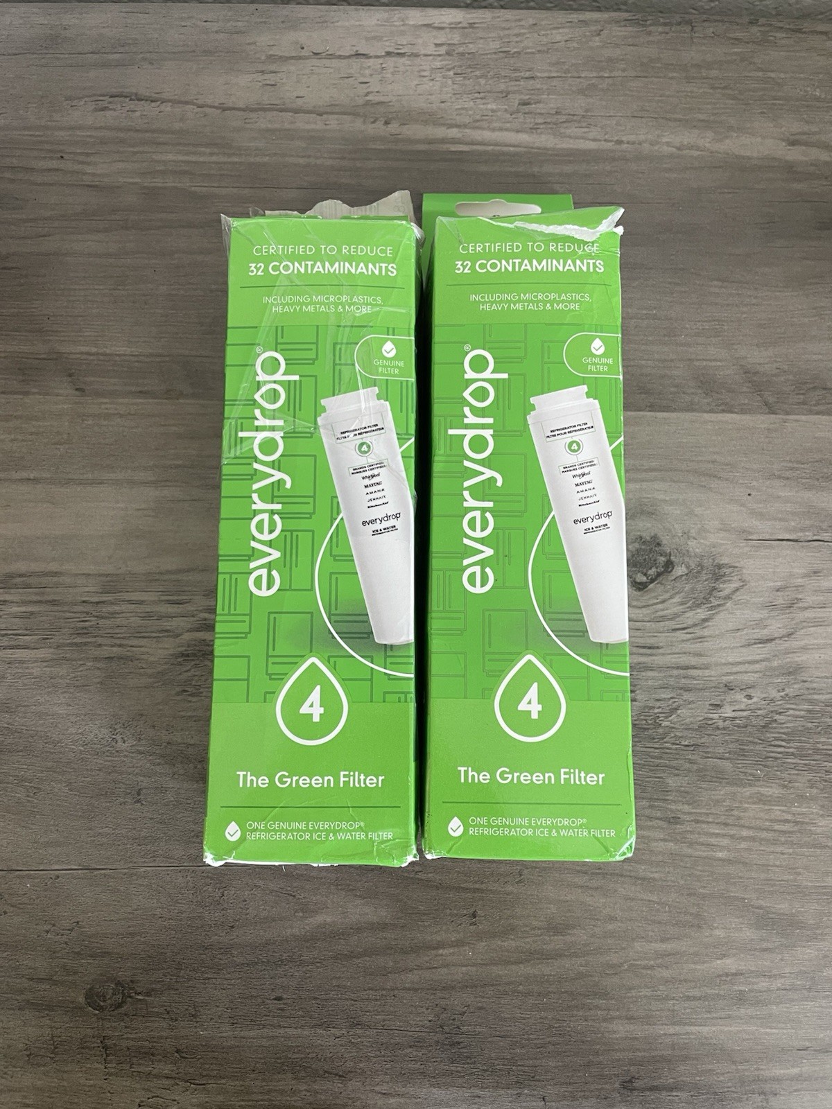 2 Pack NEW EveryDrop EDR4²RXD1 Filter 4 9084 Refrigerator Filter