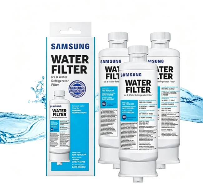 3 PACK Genuine Samsung DA97-17376B HAF-QIN/EXP REFRIGERATOR Water Filter US