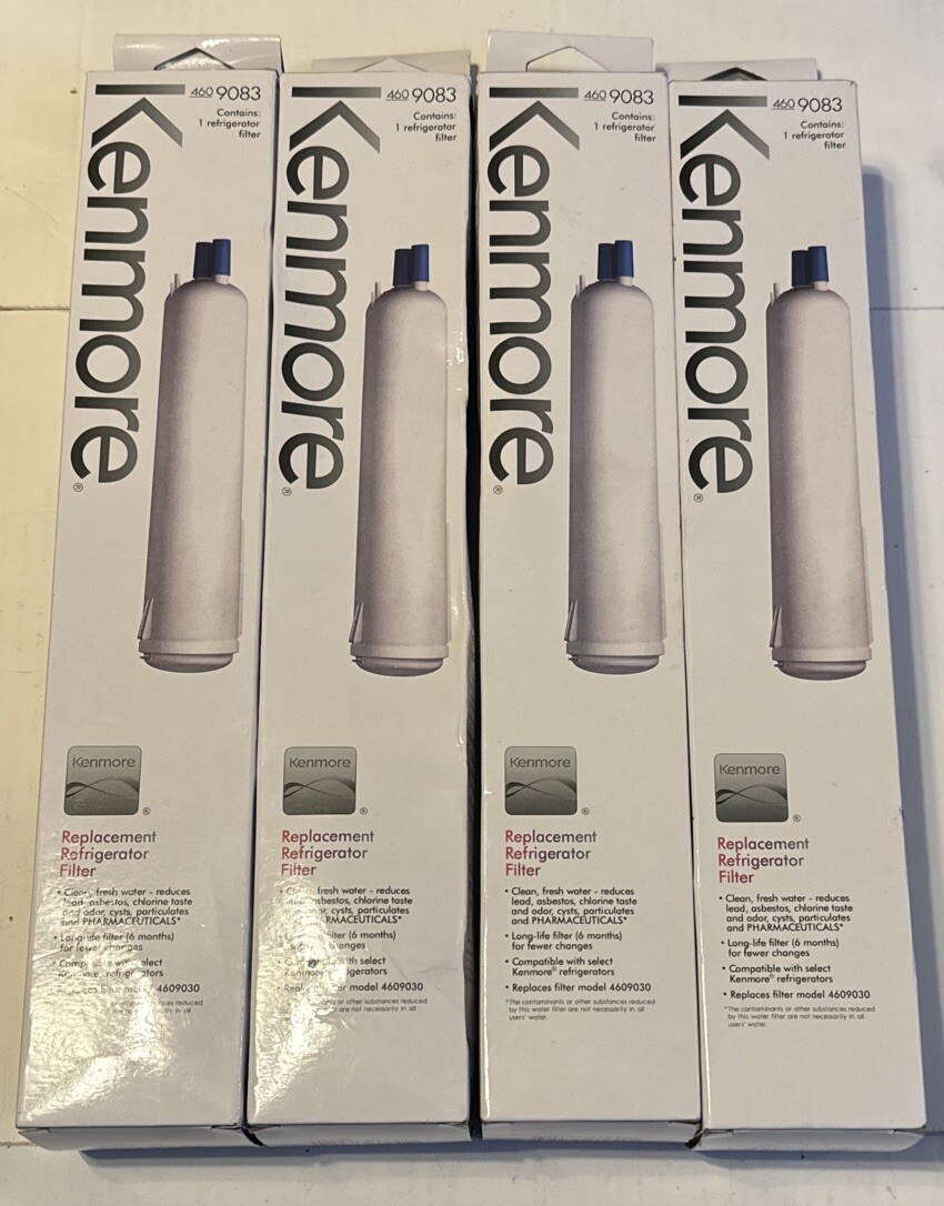 Lot Of 4 Kenmore 9083 Replacement Refrigerator Cartridge Water Filter 460-9083