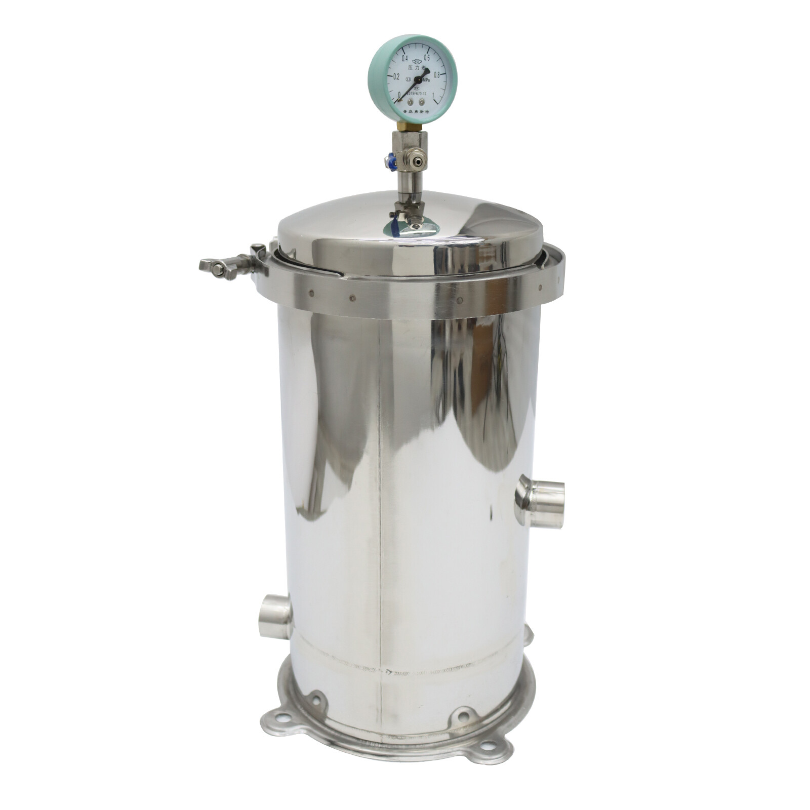 10» PP Cotton Water Filter Stainless Steel DN25 1» Inlet 3-4ton/h Flow Clamp