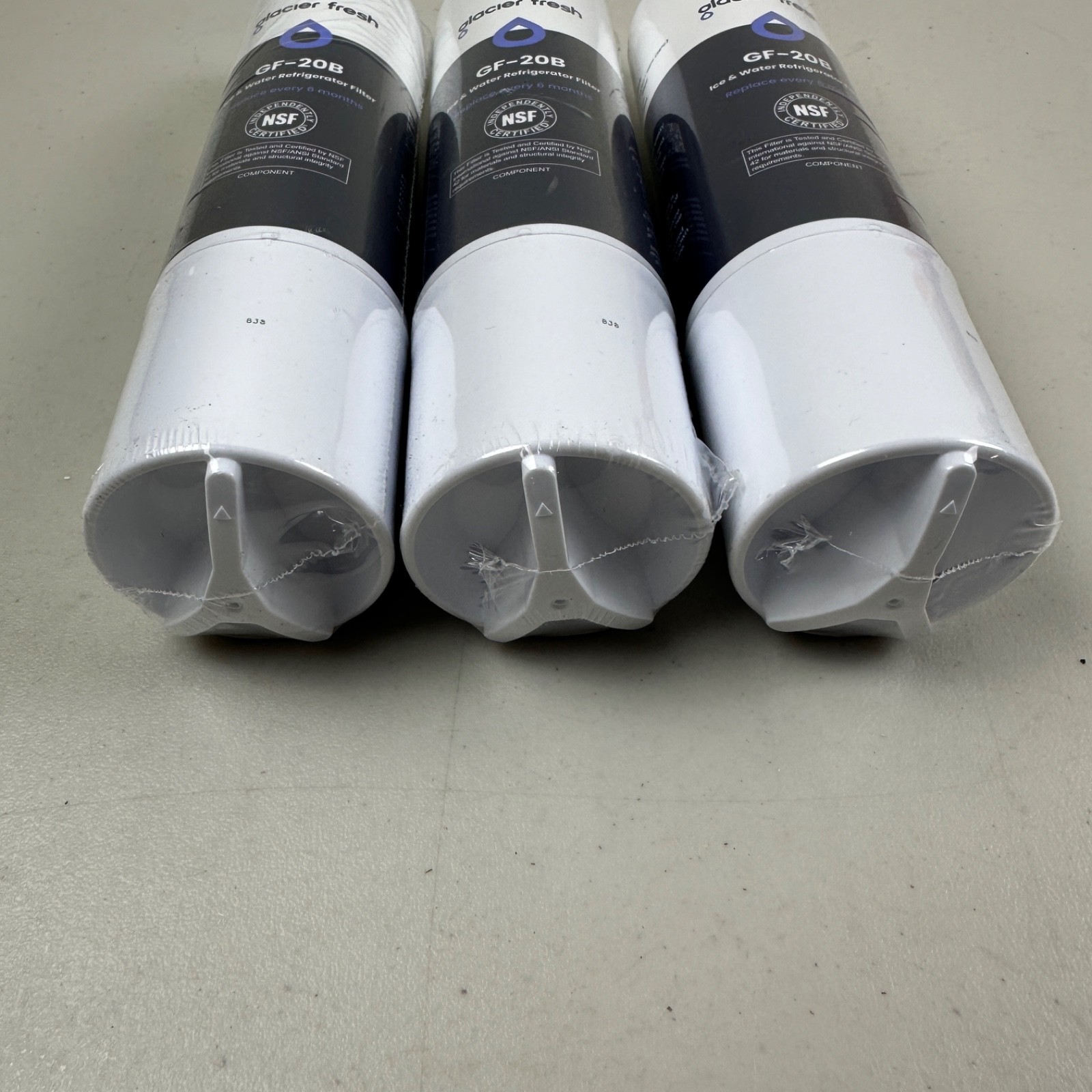 3 PACK GLACIER FRESH DA29-00020B Refrigerator Water Filter Compatible Samsung