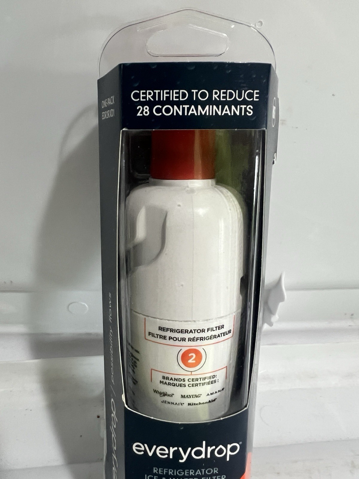 Ice and Water Refrigerator Filter 2 EDR2RXD1 Single NEW
