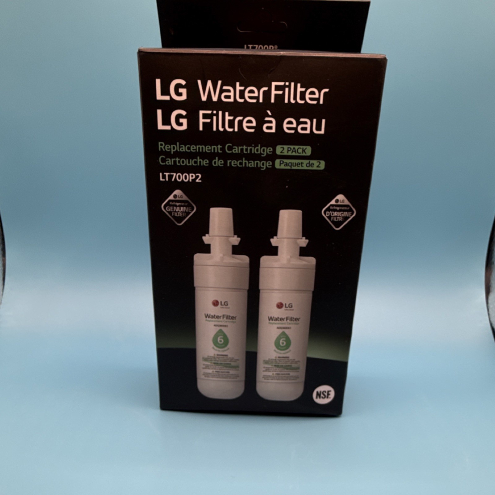 LG – LT700P2 Refrigerator Water Filter 2 Pack