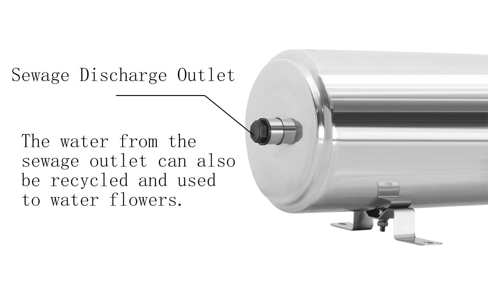PVDF Ultrafiltration Membrane Filter 304 Stainless Steel Housing 0.01μm 8000L/h