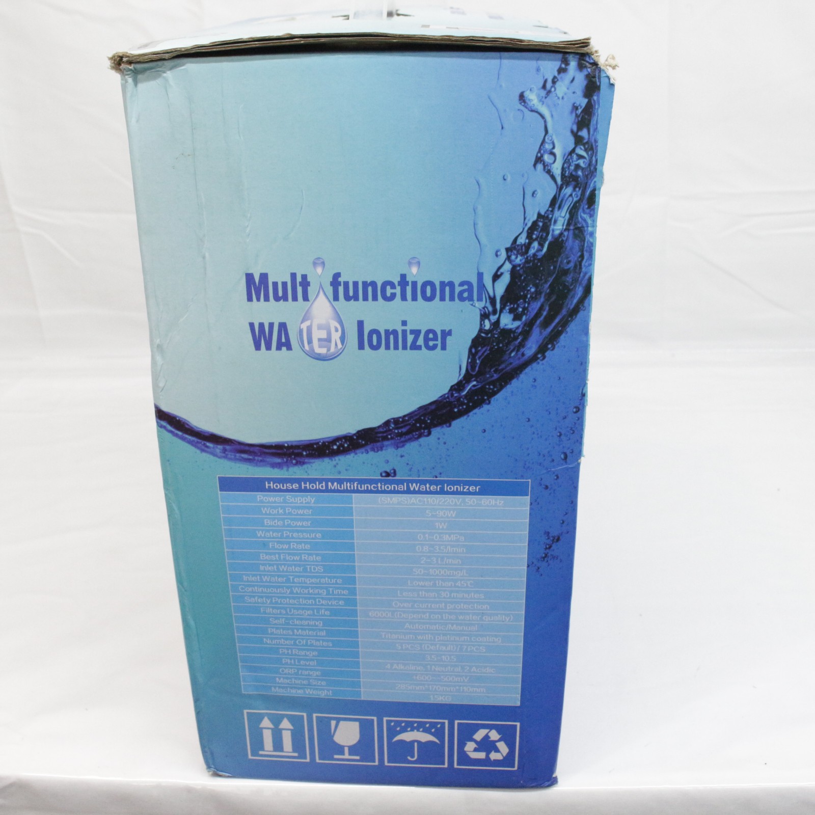 EHM-729 Multifunctional Water Ionizer Water Purifier for Home LCD Screen
