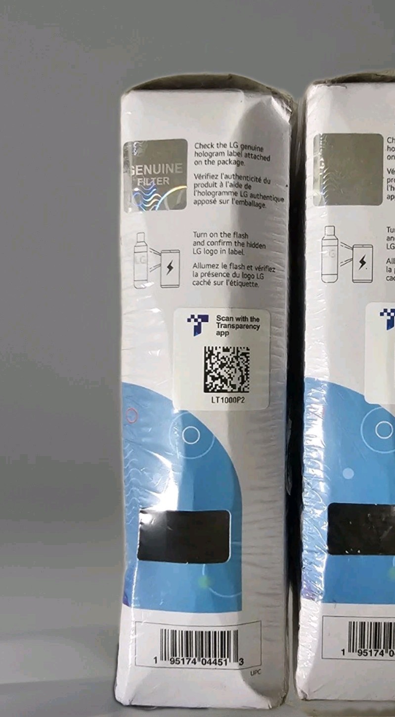LG LT1000P2 Water Filter Replacement Cartridge 2 Pack White Box OEM