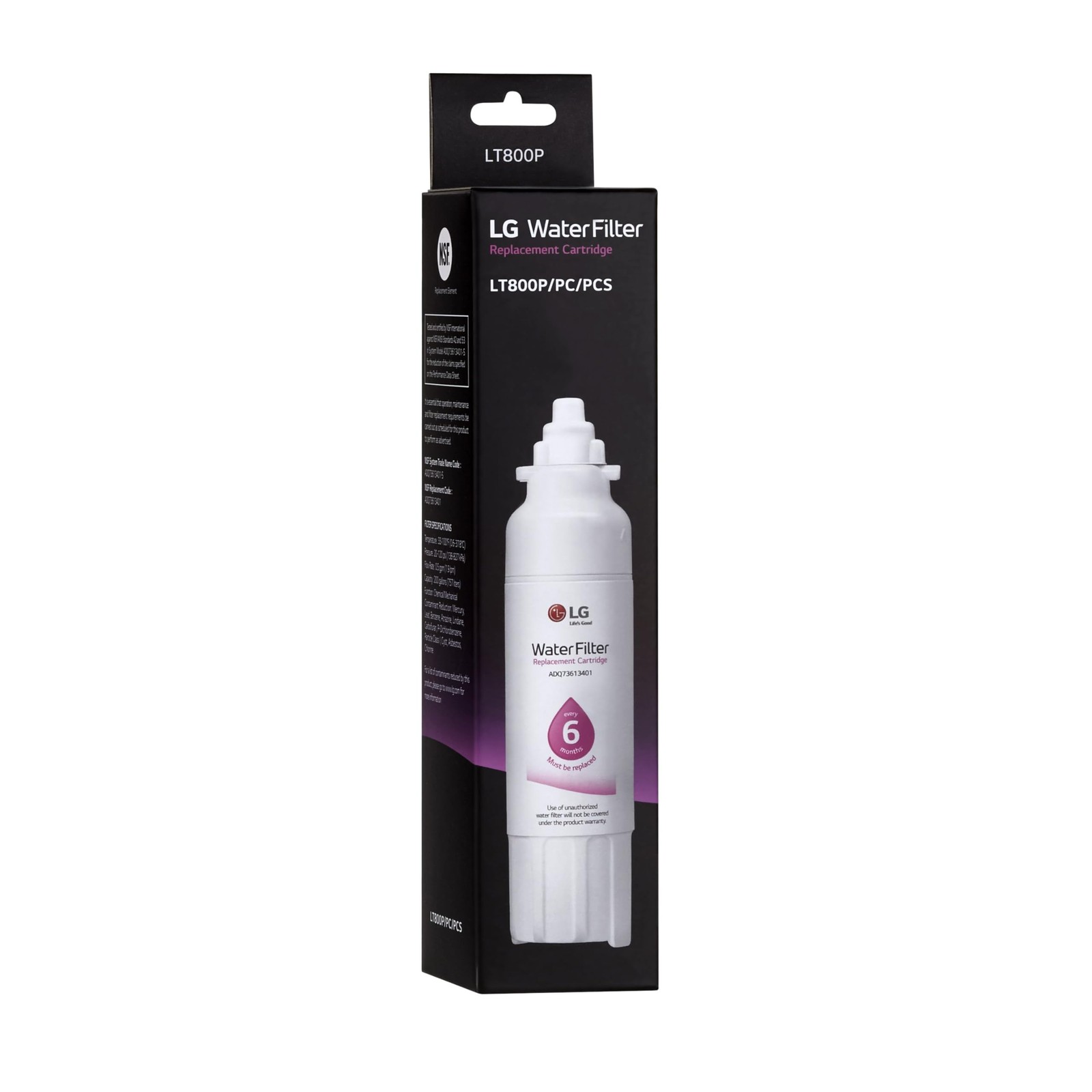 LG 6-Month Twist-in Refrigerator Water Filter