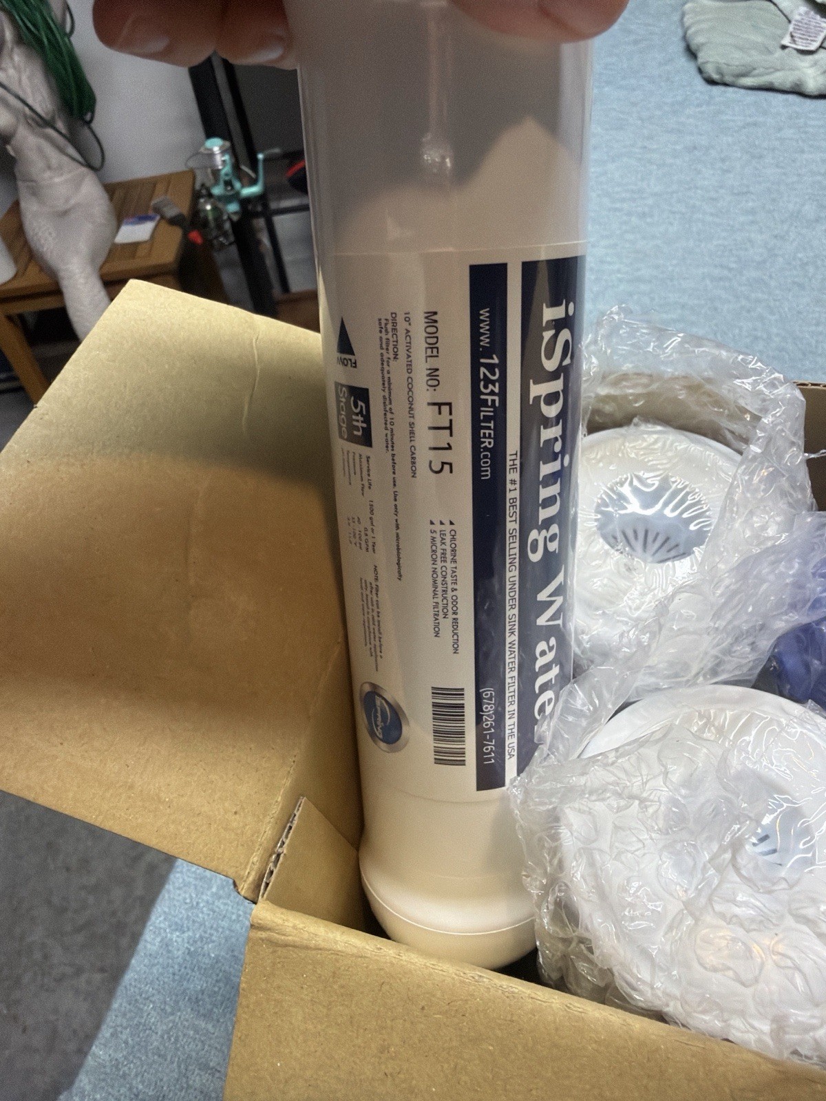 iSpring 7PK-GAC Filter Replacement Supply