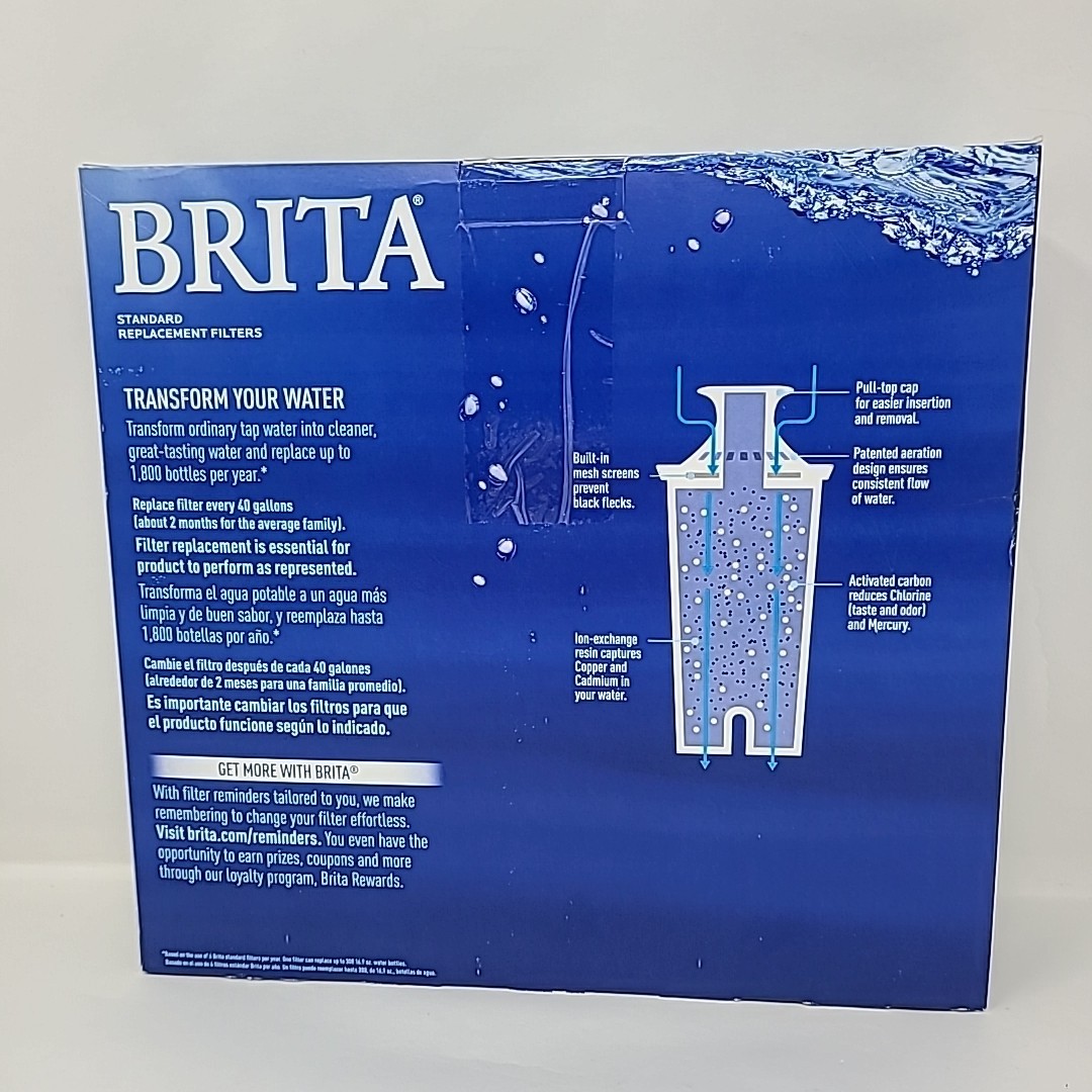 Brita 987554 Pitcher Replacement Filters – 10 Pack New In Box