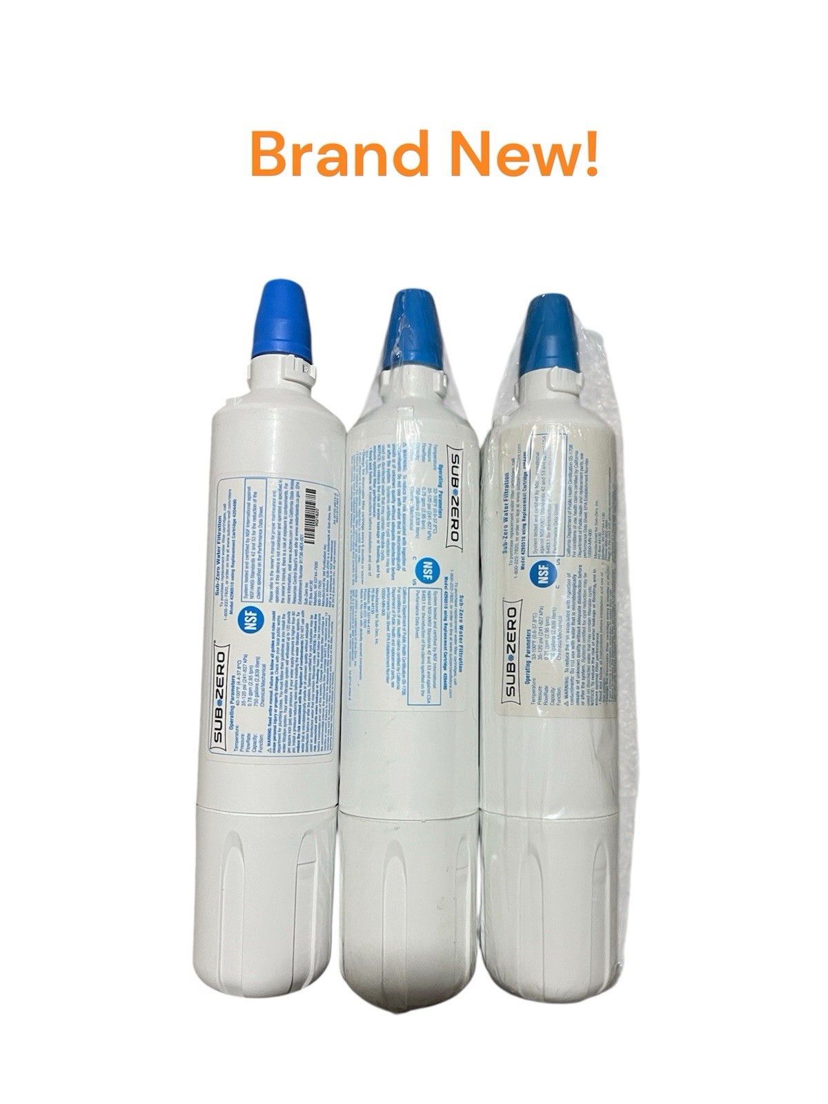 Sub-Zero 4204490 Refrigerator Water Filter 3 Pack GENUINE BRAND NEW