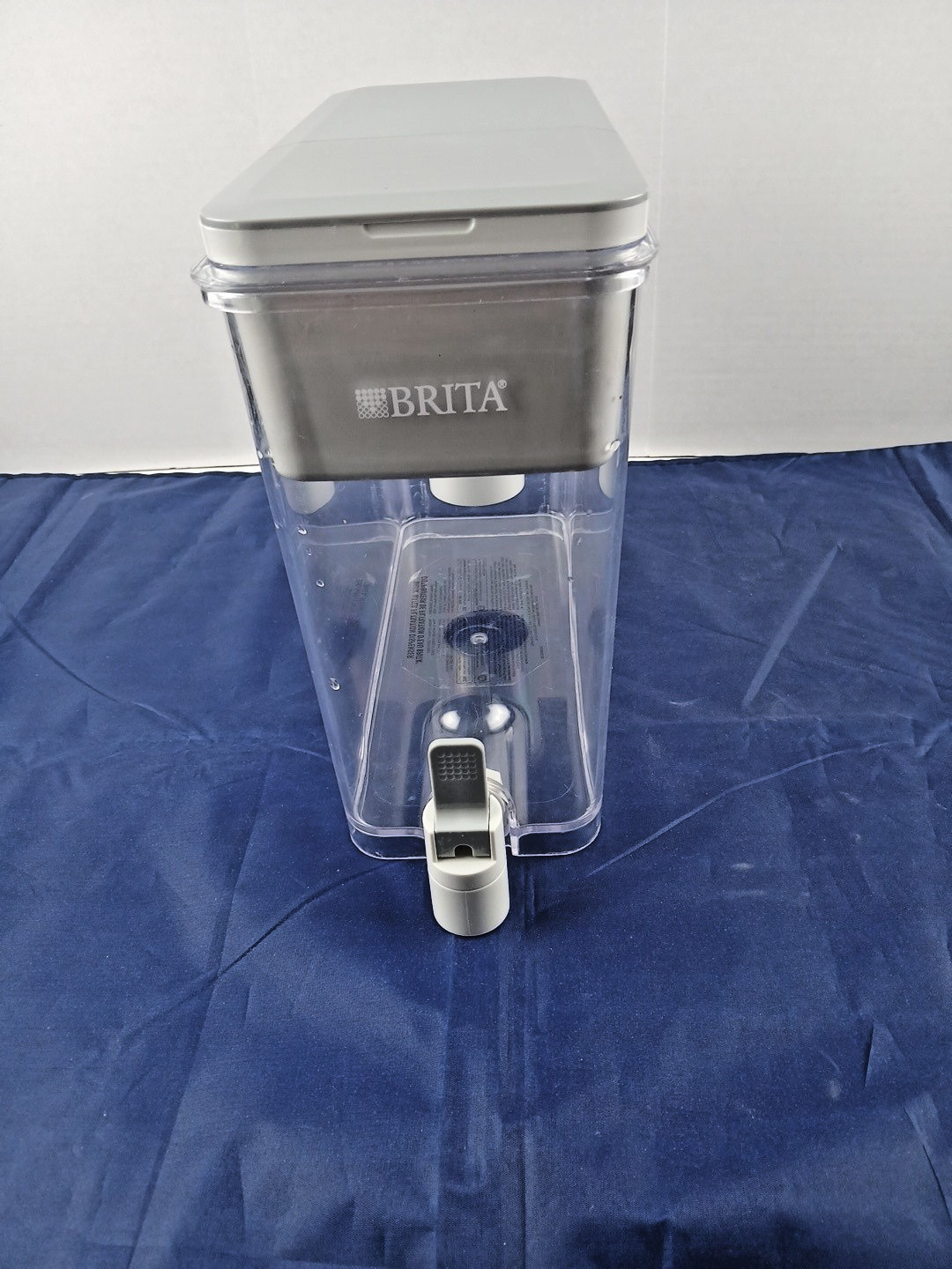 Brita Extra Large 27-Cup UltraMax Filtered Water Dispenser Gray Open Box