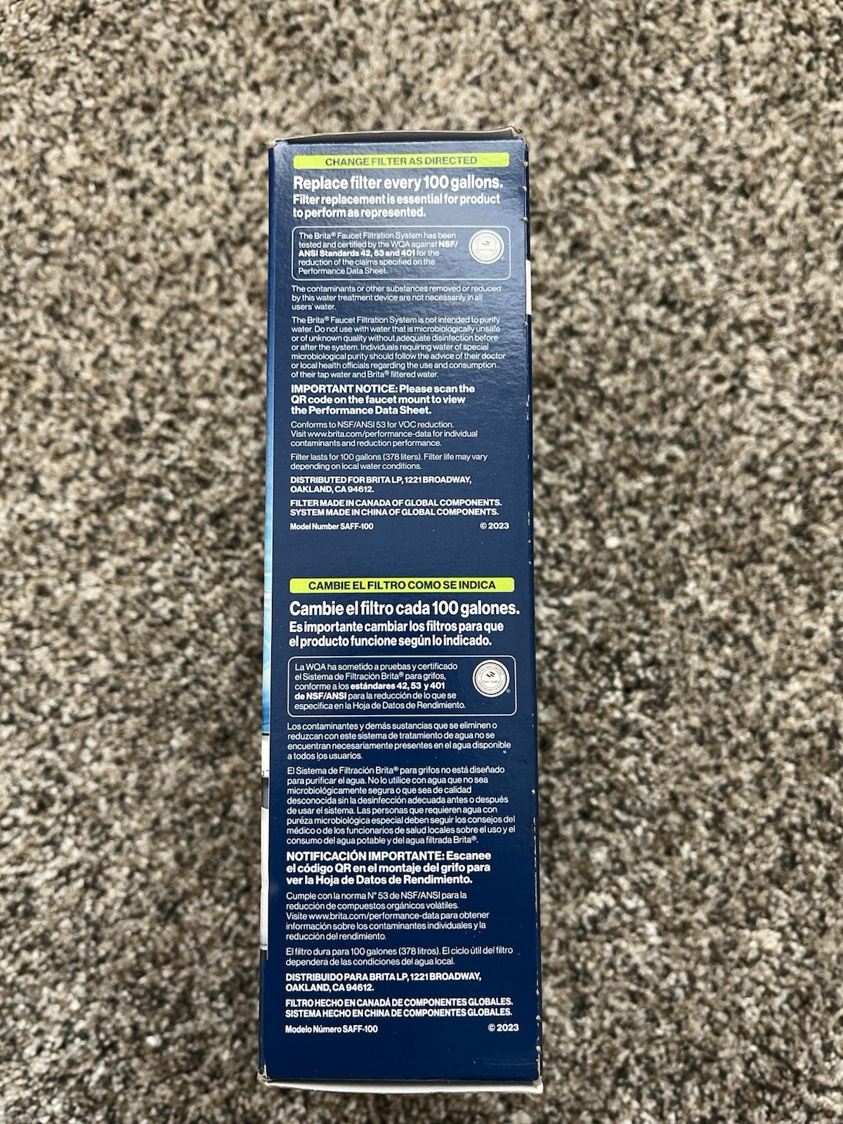 New Sealed Brita Elite Water Faucet Filtration Mount System Chrome