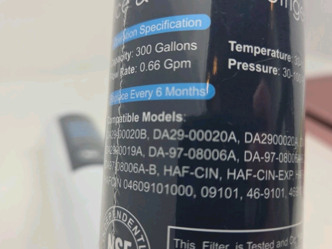 Lot of 2 Compatible For 469101 DA29-00020B Refrigerator Water Filter Replacement