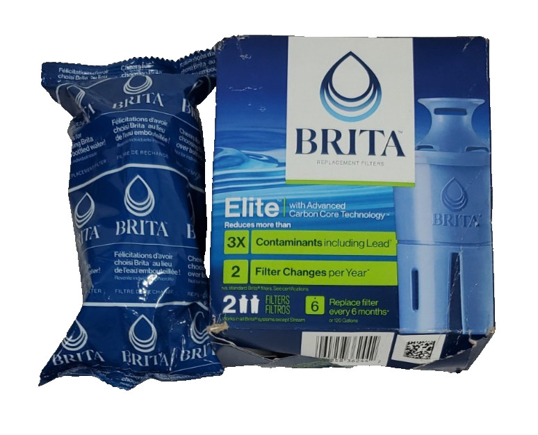 Brita Elite Replacement Water Filter (3) Pack w/Box SEALED