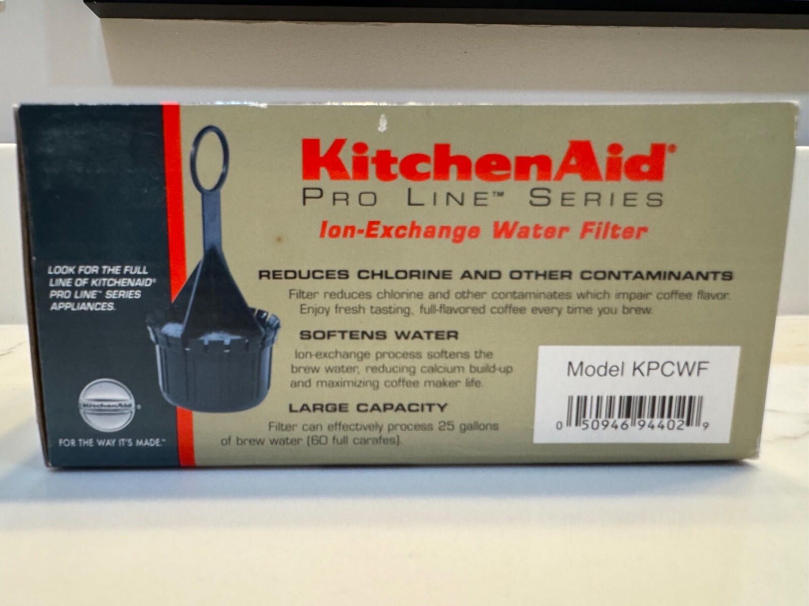 KitchenAid Pro Line Series Ion- Exchange Water Filter Model – KPCWF NEW