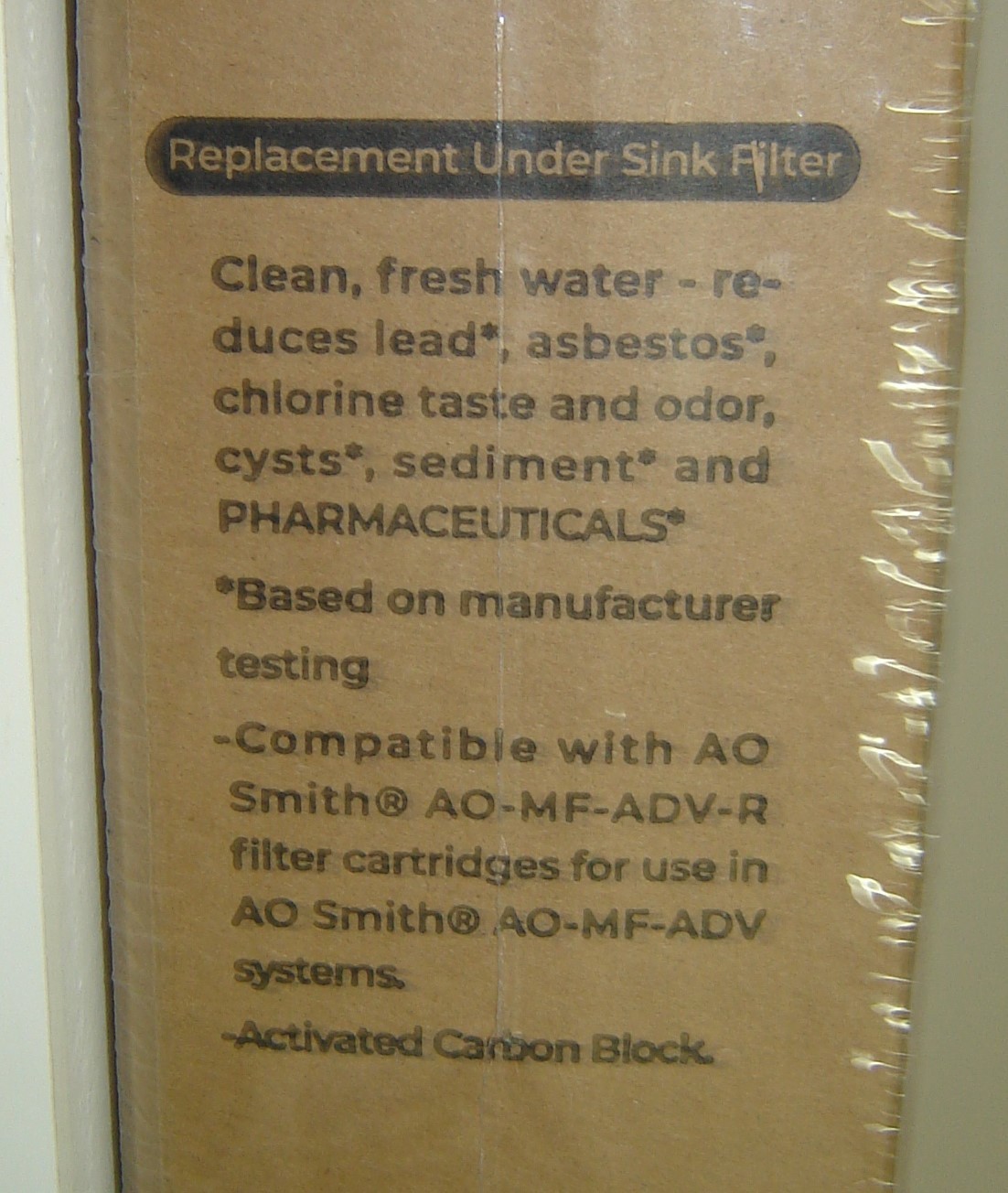 *NEW* 2 Pack of Pelicori PC-29 Under Sink Water Filter REPLACES AO-MF-ADV-R