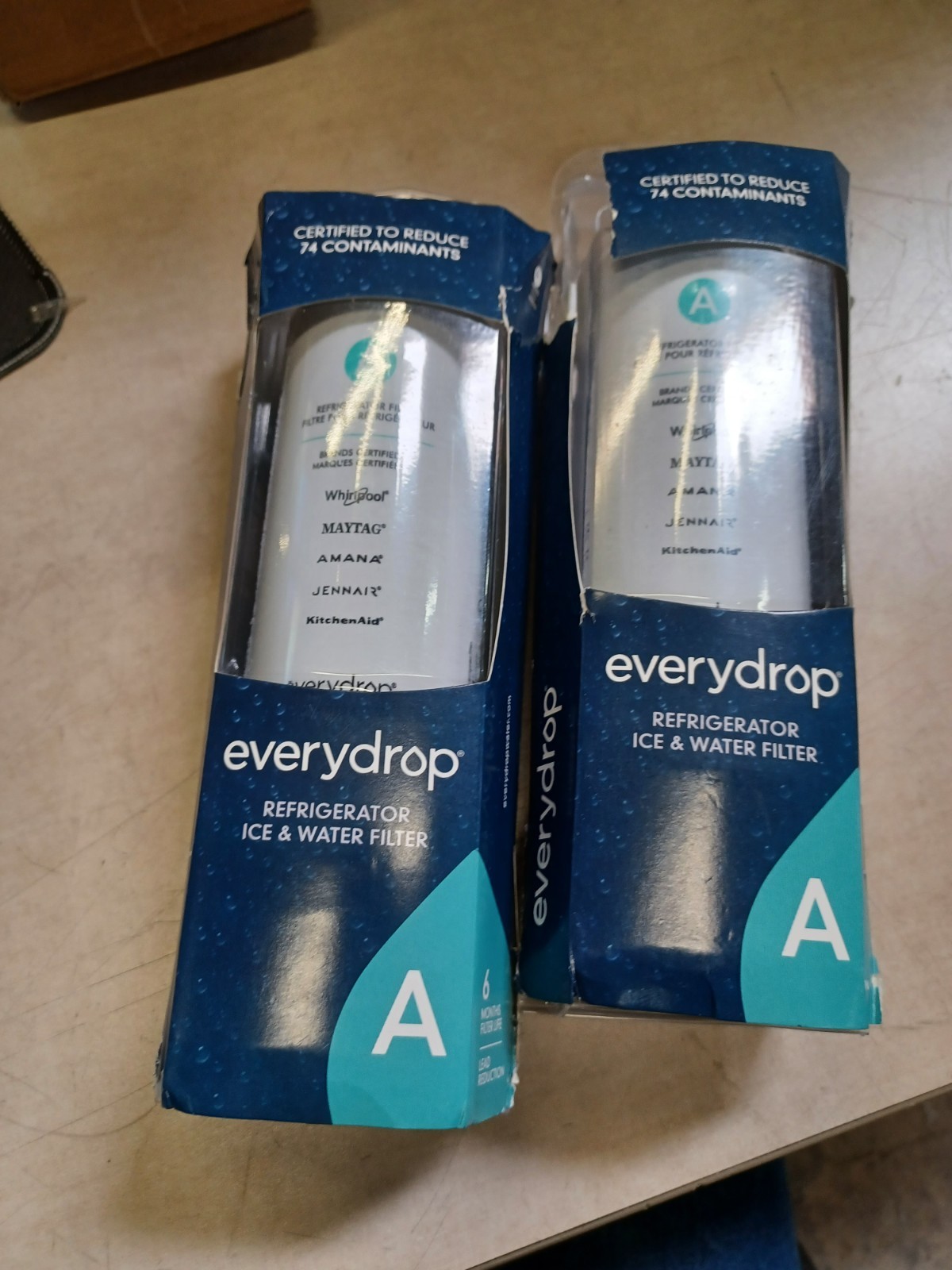 EveryDrop Refrigerator Ice And Water Filter A, EDRARXD1, 2 Pack