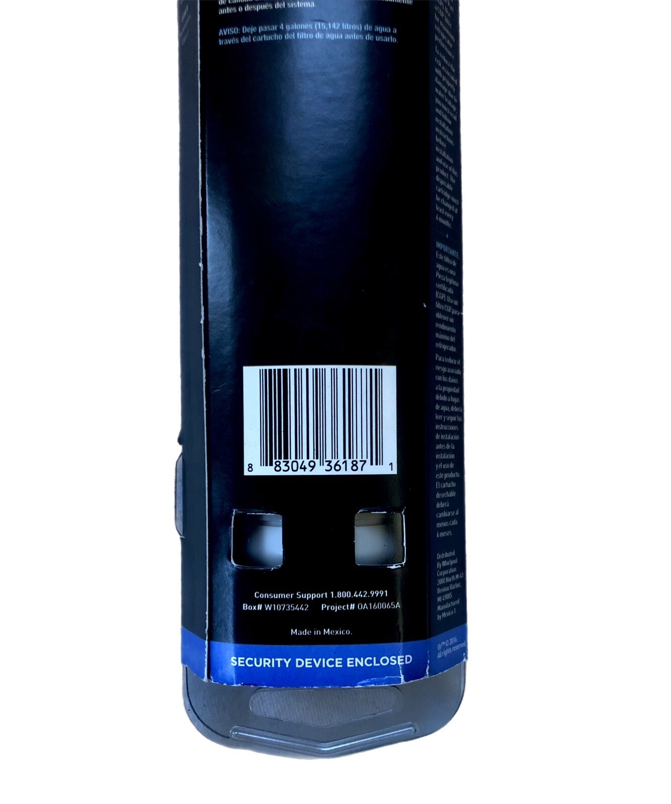 Everydrop Ice Water Refrigerator Filter 6 EDR6D1 Whirlpool 9 Contaminate Reducer