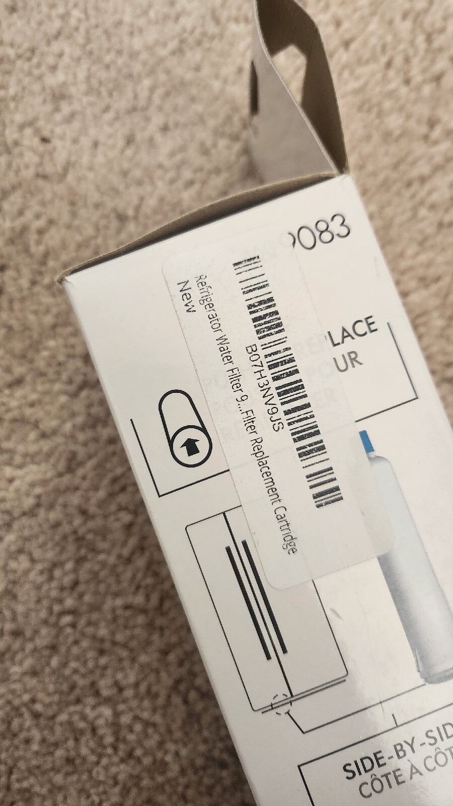 Kenmore 9083 Refrigerator Cartridge Water Filter 469083 9020 9030–1/2/3/4 pack