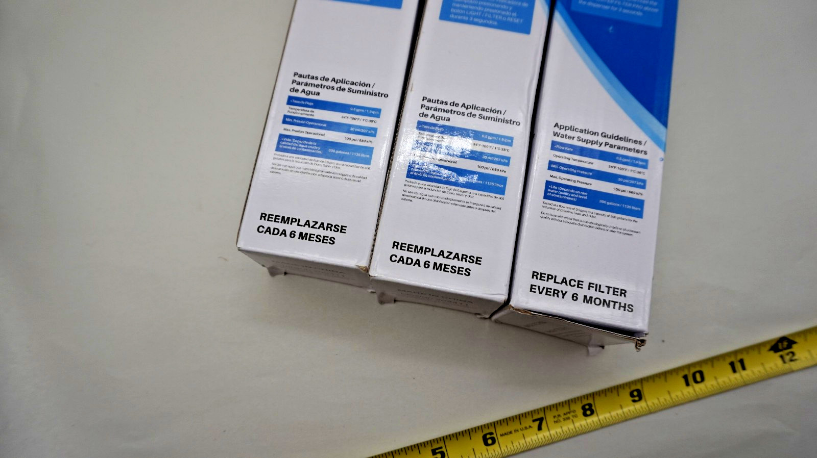 ICEPURE RWF0500A 3 PACK REFRIGERATOR FILTER 4396508 FOR WHIRLPOOL KITCHENAID