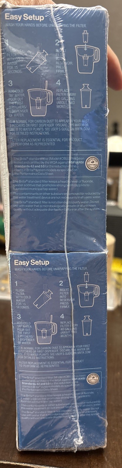 Brita 987554 OB03 Pitcher Replacement Filters – 8 Pack! Sealed!